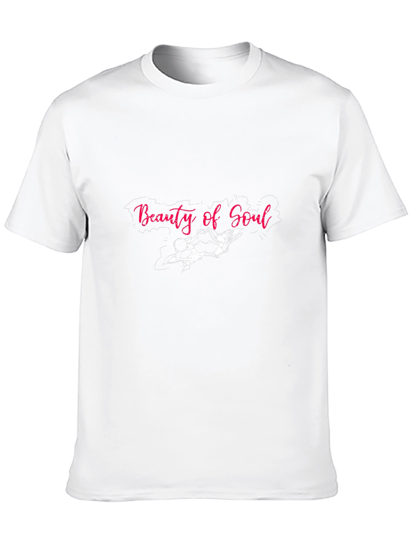 Beauty of Soul Black Graphic T-Shirt