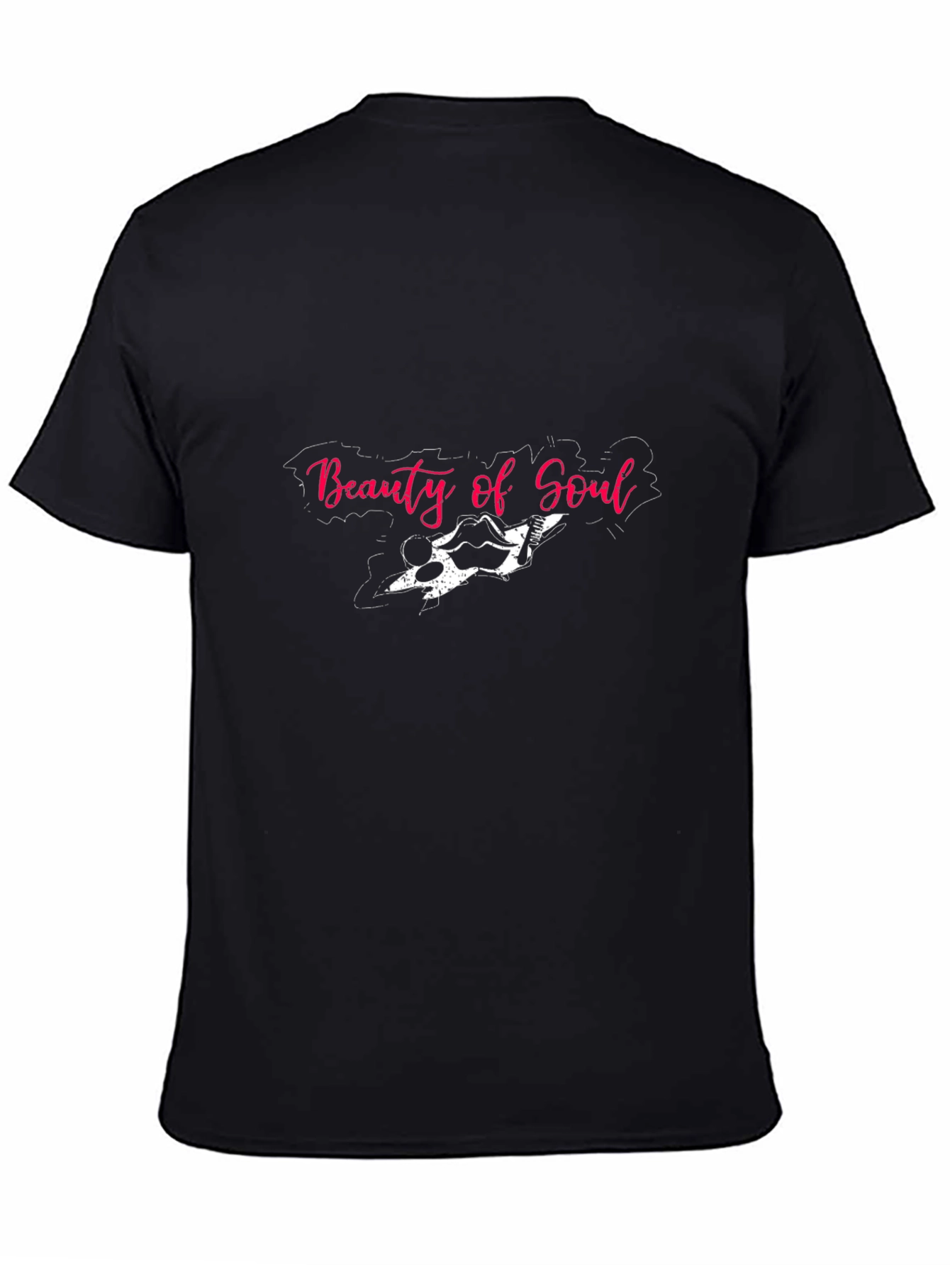 Beauty of Soul Black Graphic T-Shirt