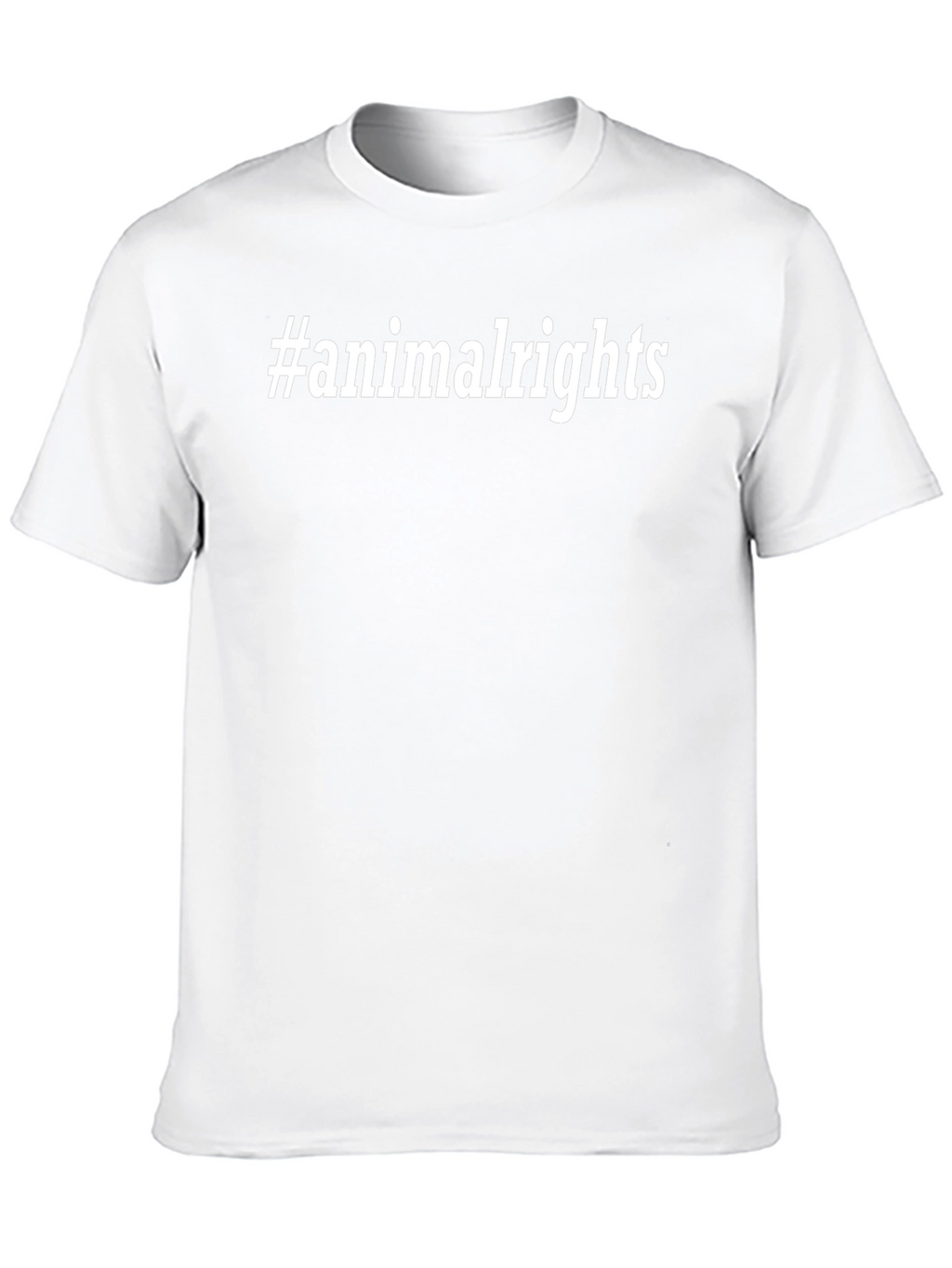 Animal Rights T-Shirt - Black Slogan Tee