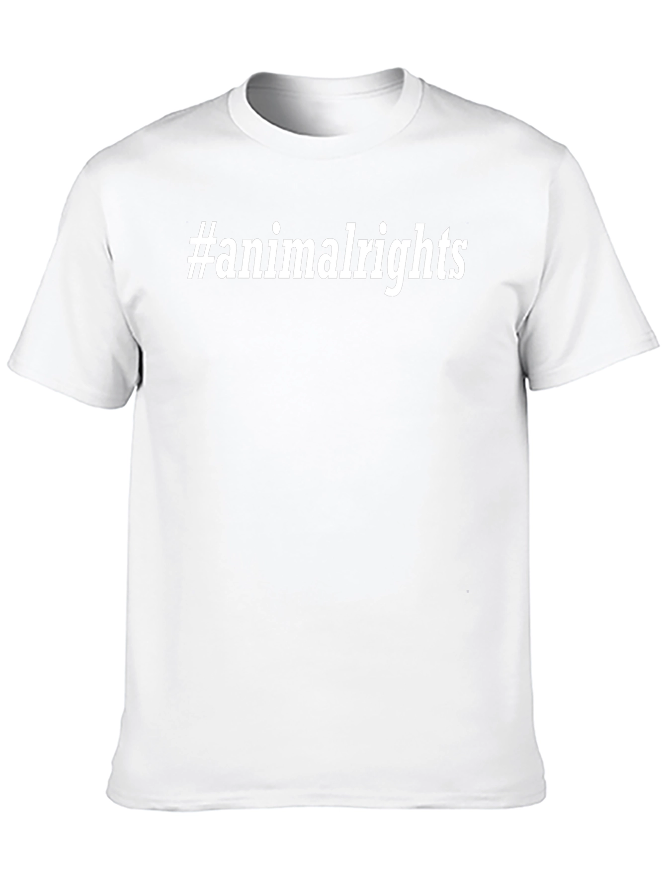 Animal Rights T-Shirt - Black Slogan Tee