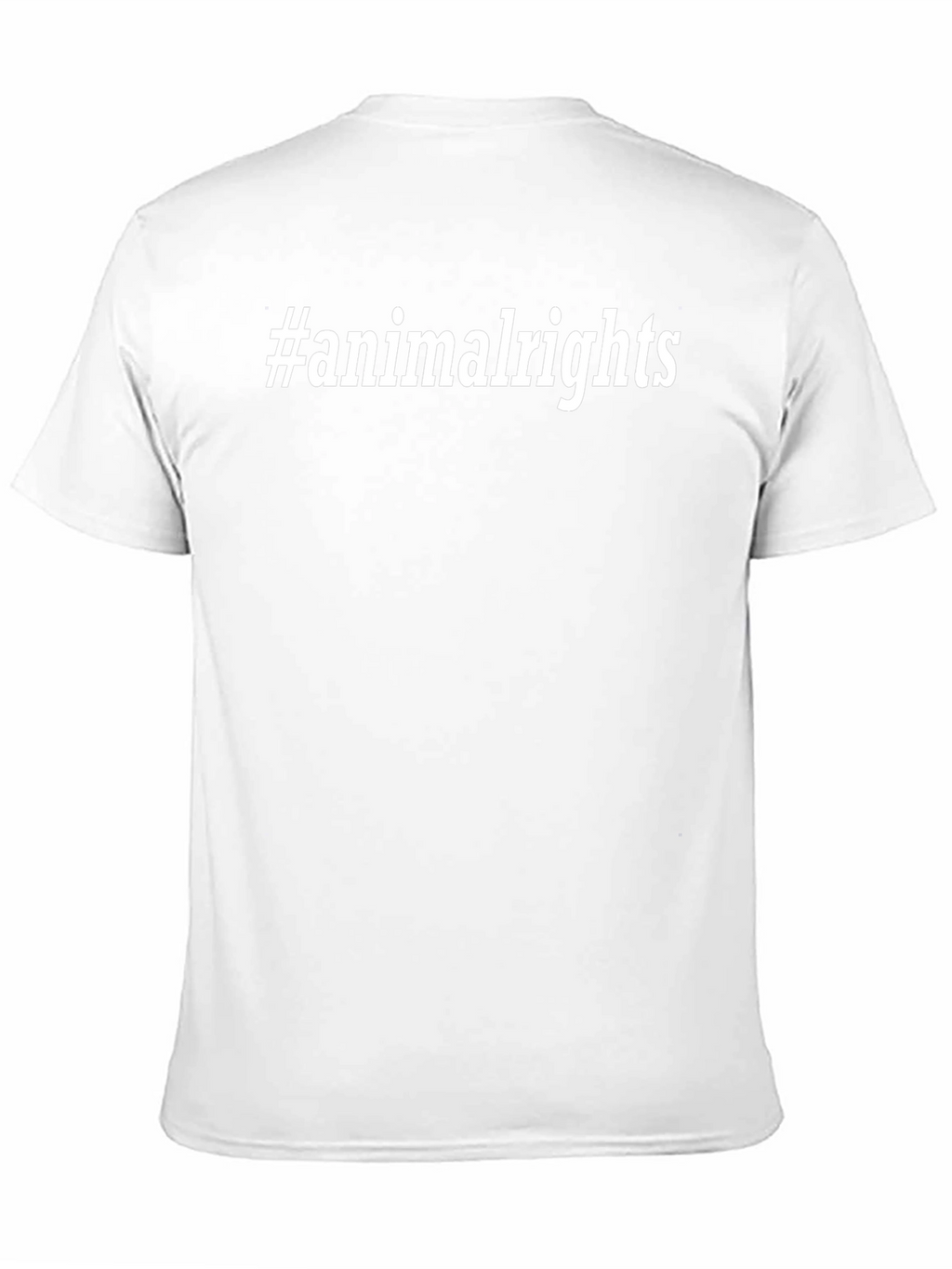 Animal Rights T-Shirt - Black Slogan Tee
