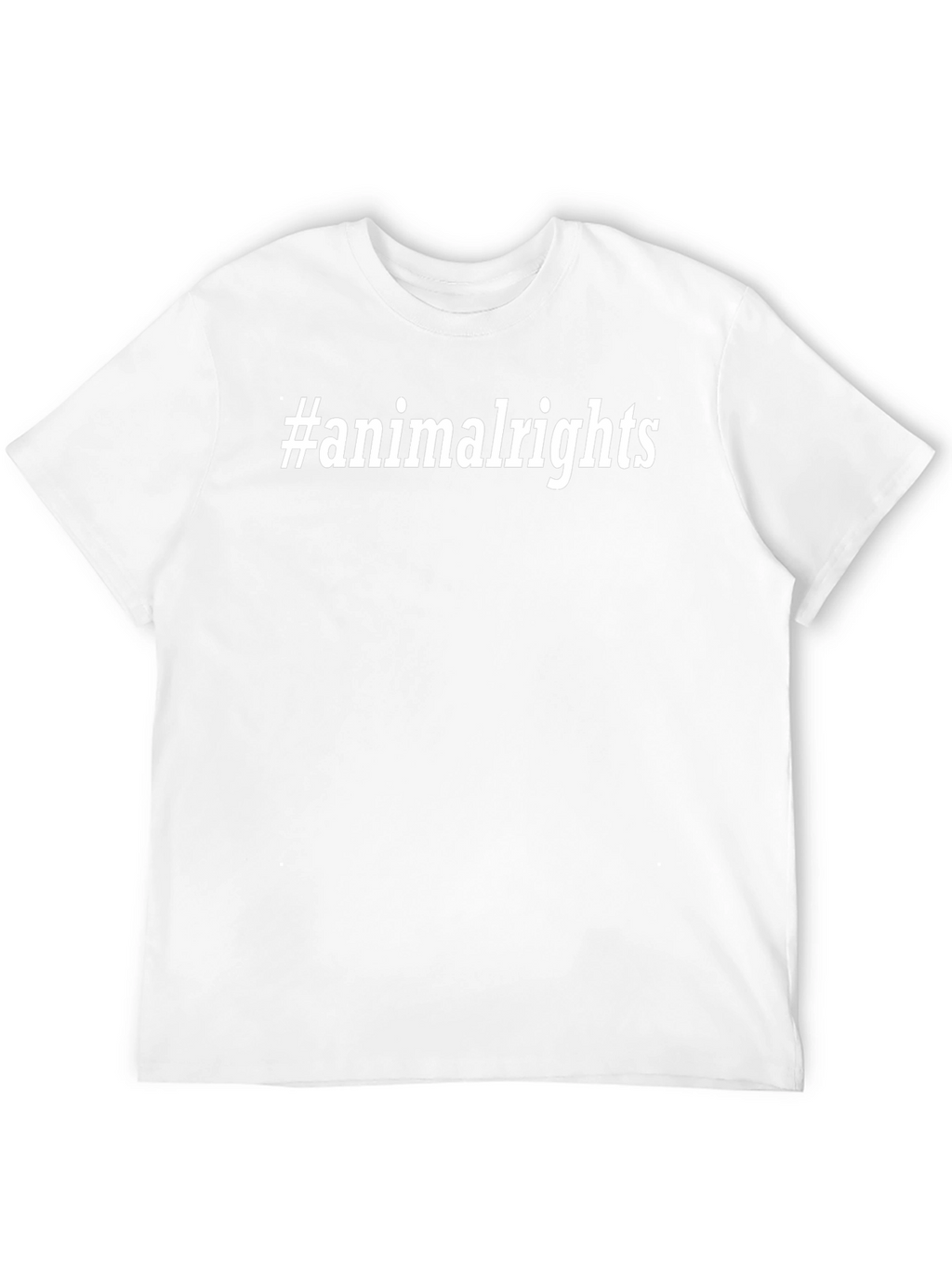 Animal Rights T-Shirt - Black Slogan Tee