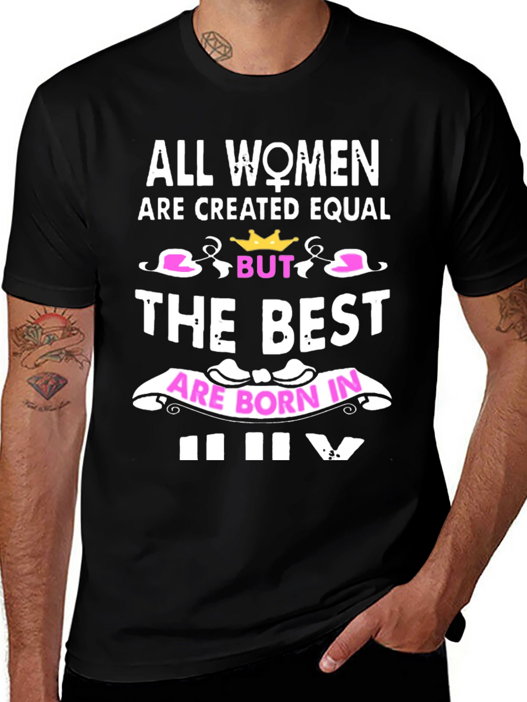 All Women Born in July T-Shirt