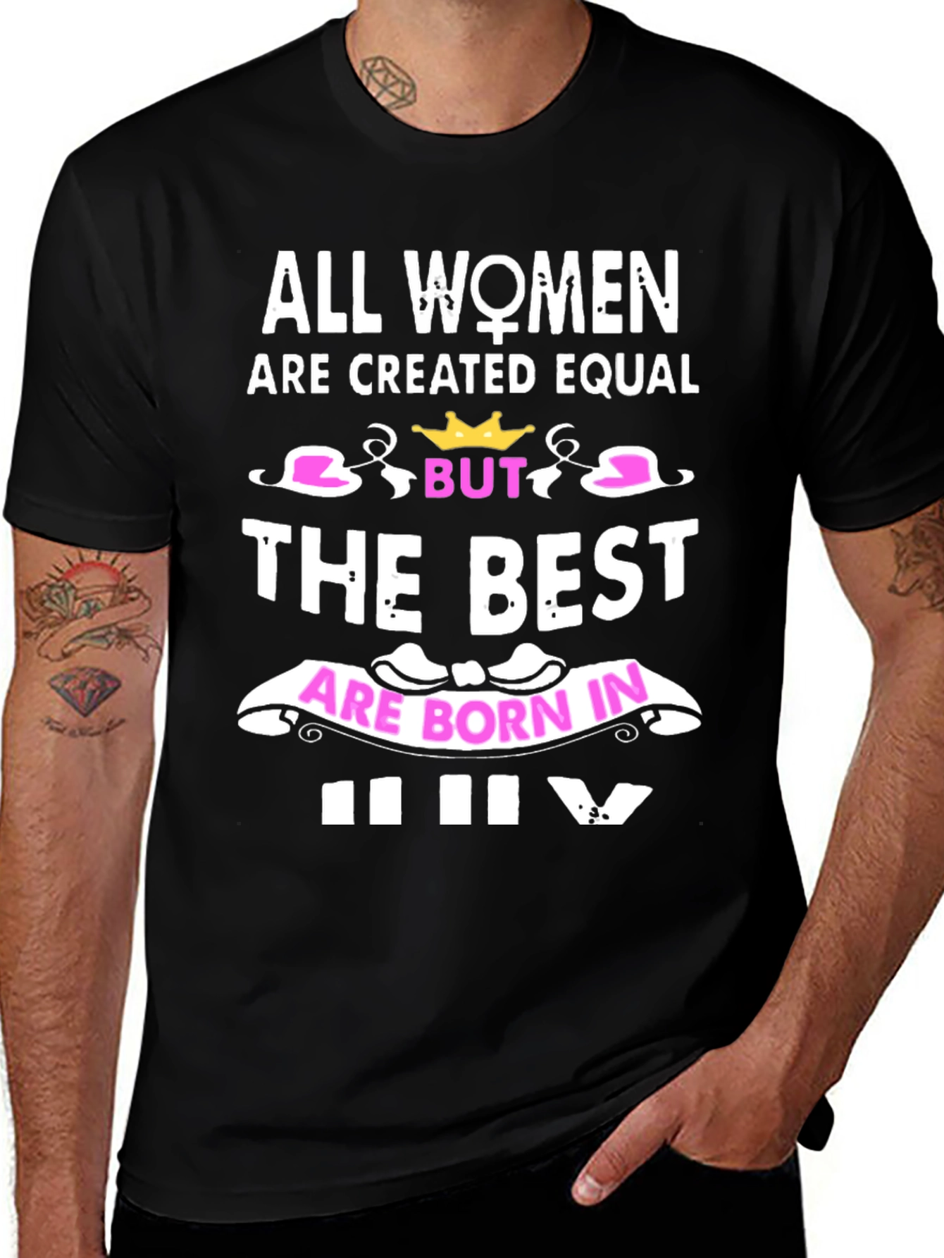 All Women Born in July T-Shirt
