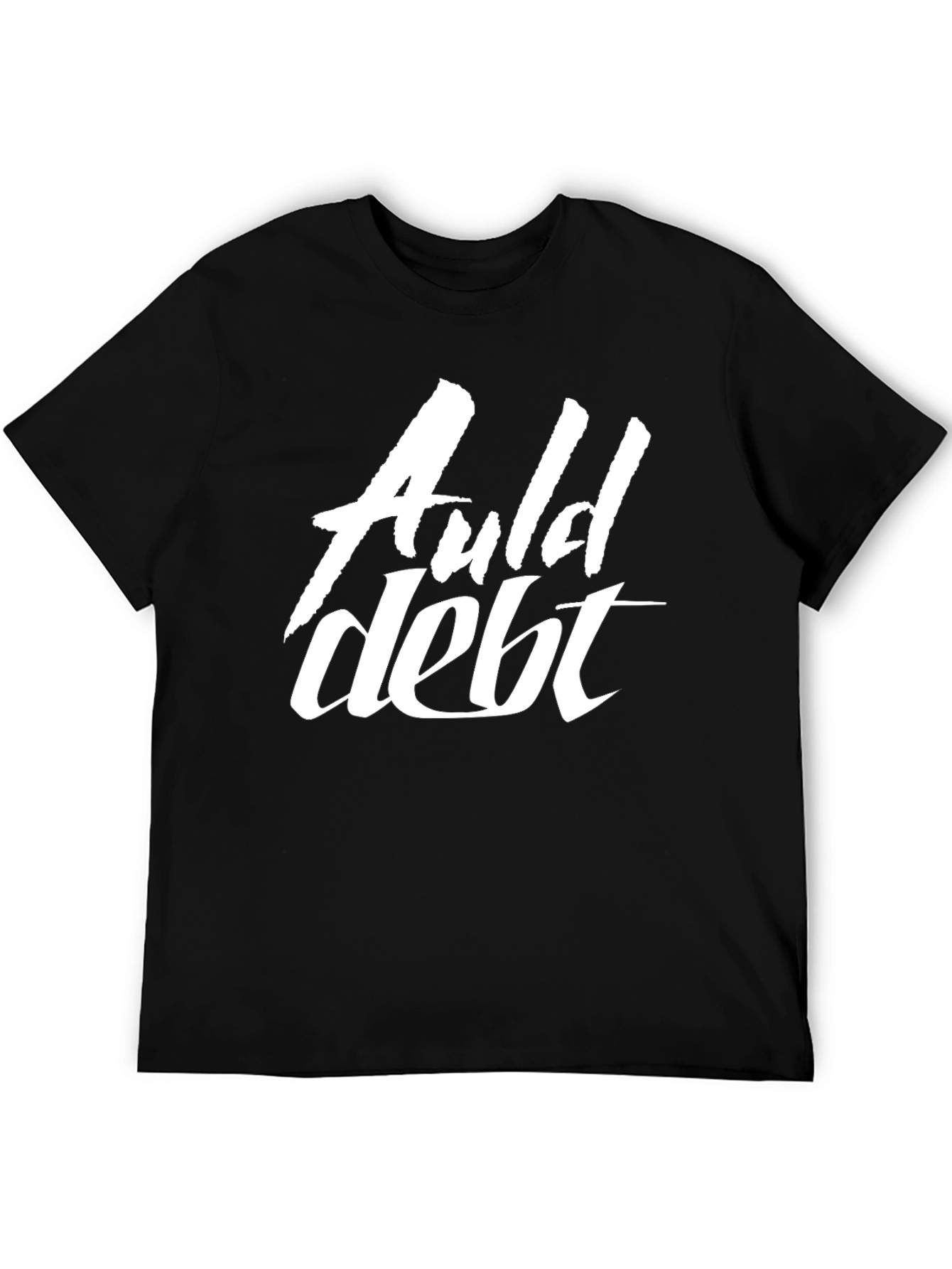 Auld Debt T-Shirt - Classic Black Tee