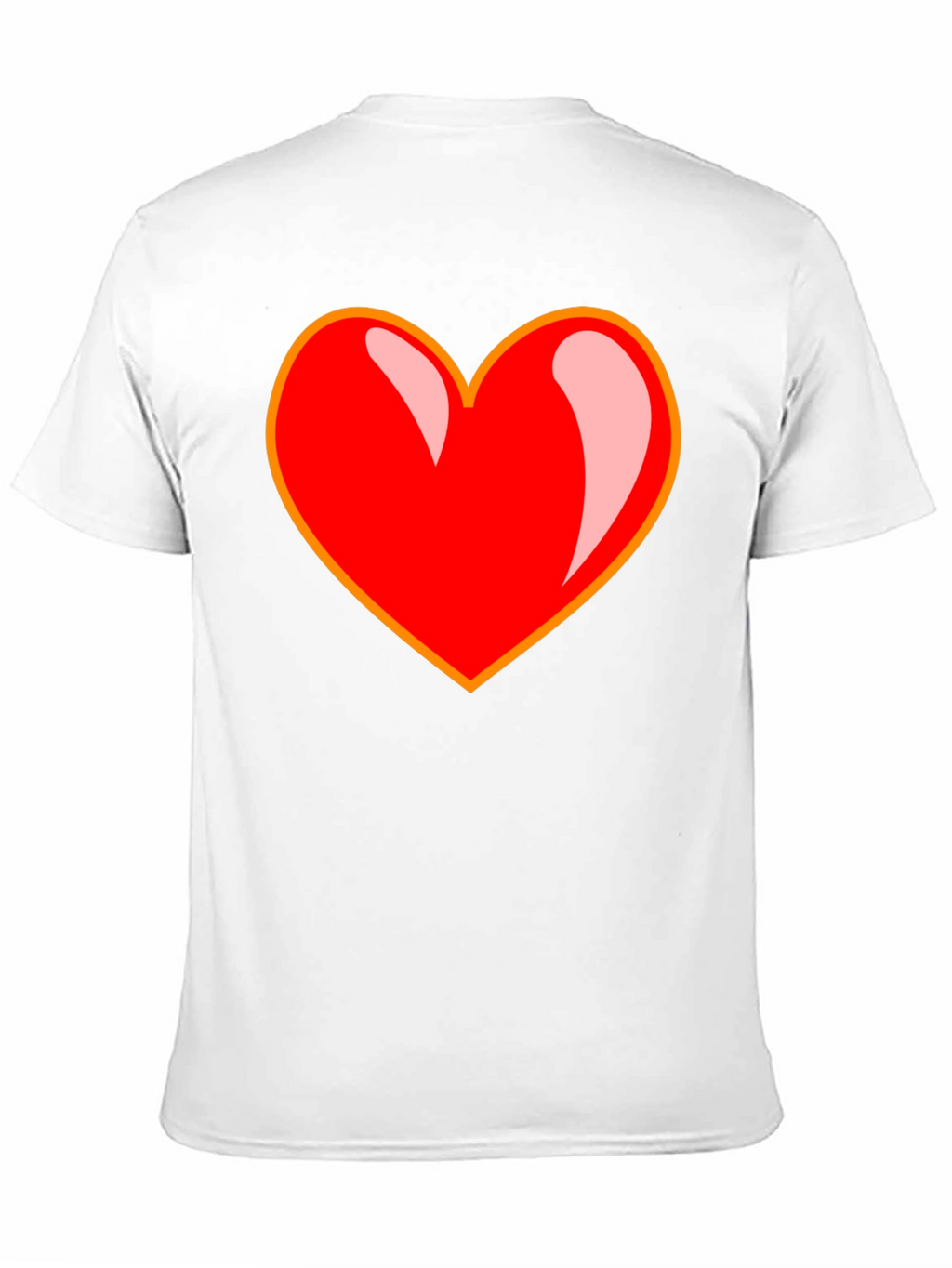 Bold Heart Graphic Tee - Black