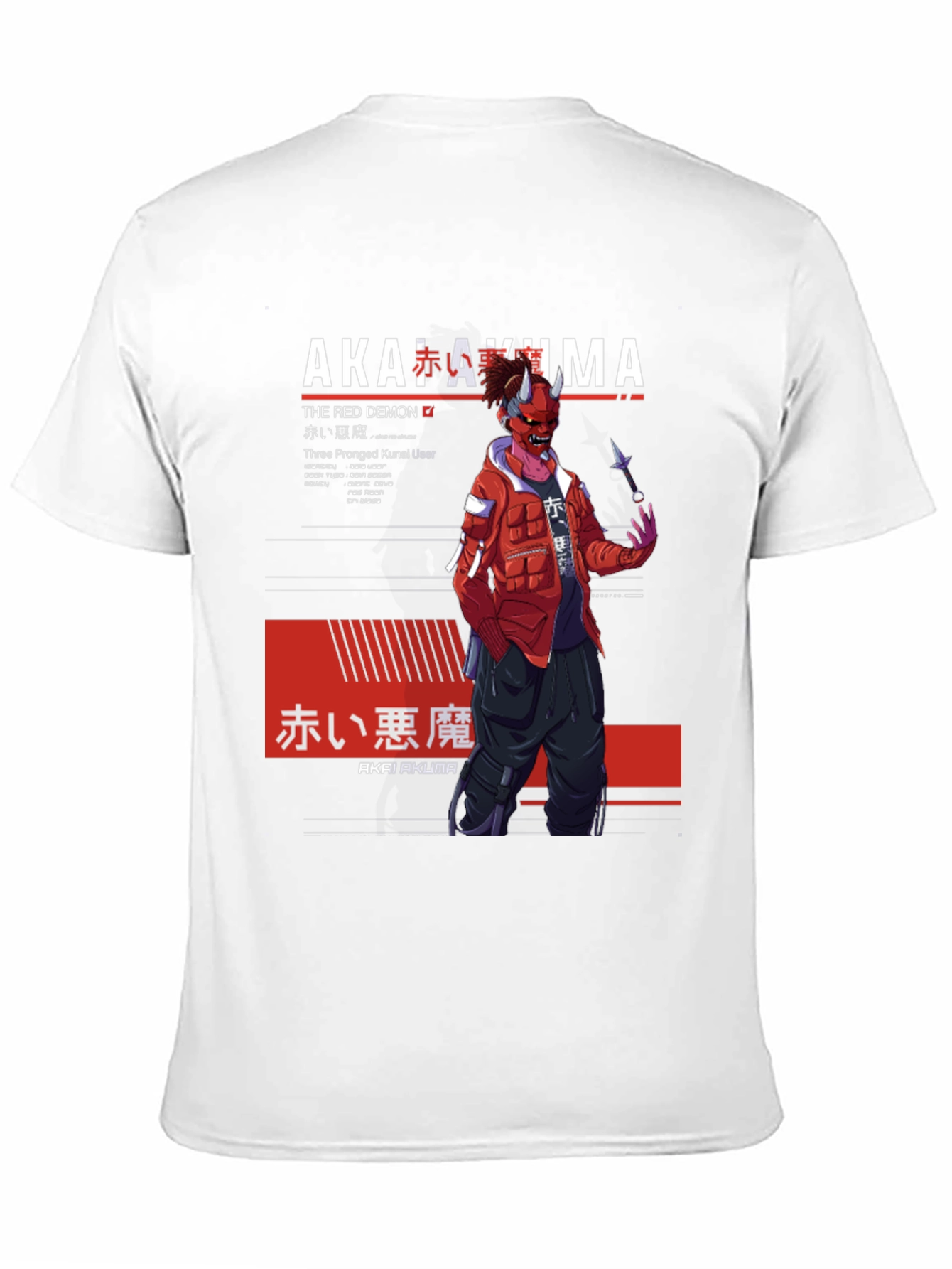 Akai Akuma T-Shirt - The Red Demon Japanese Anime