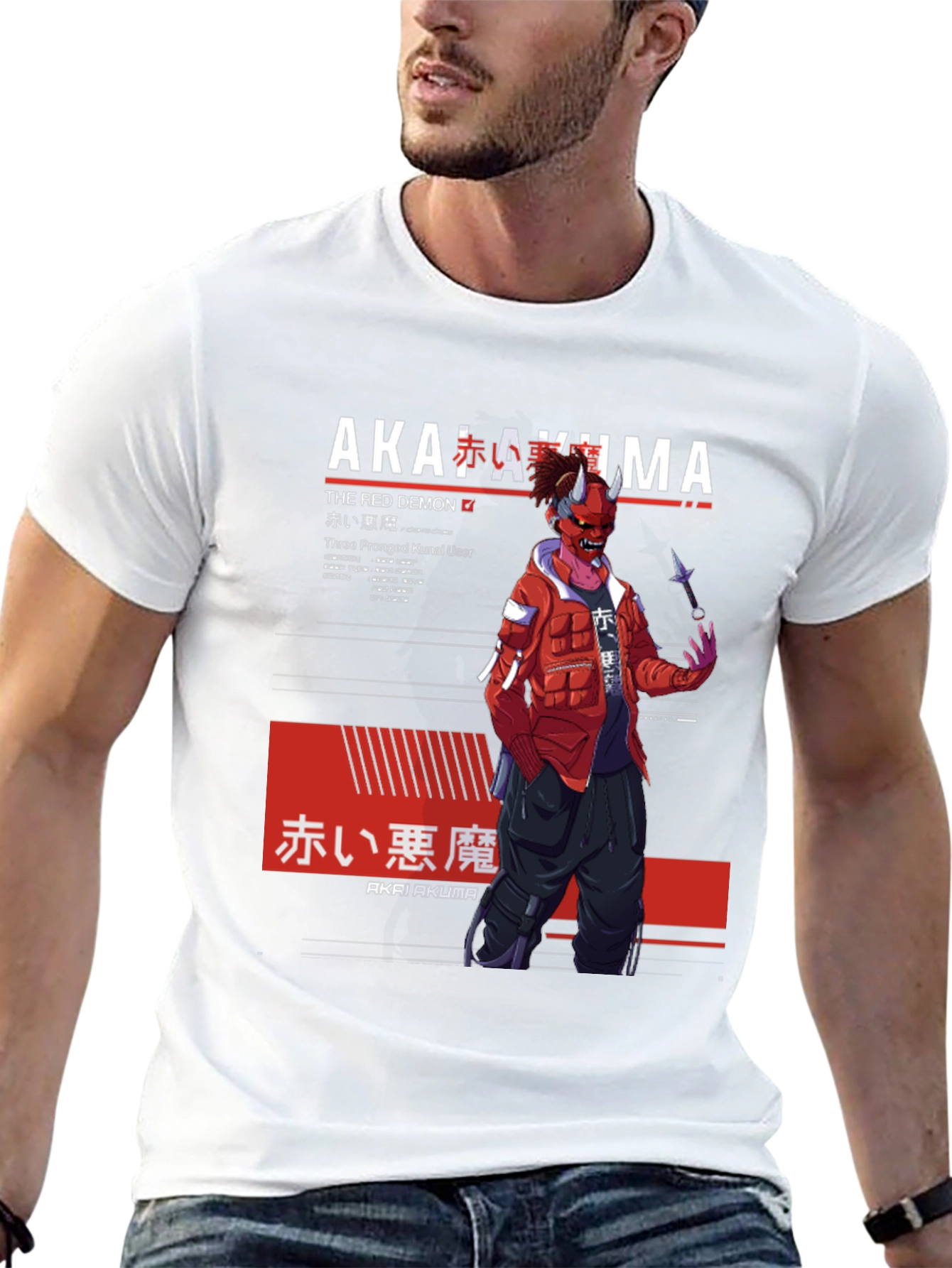 Akai Akuma T-Shirt - The Red Demon Japanese Anime
