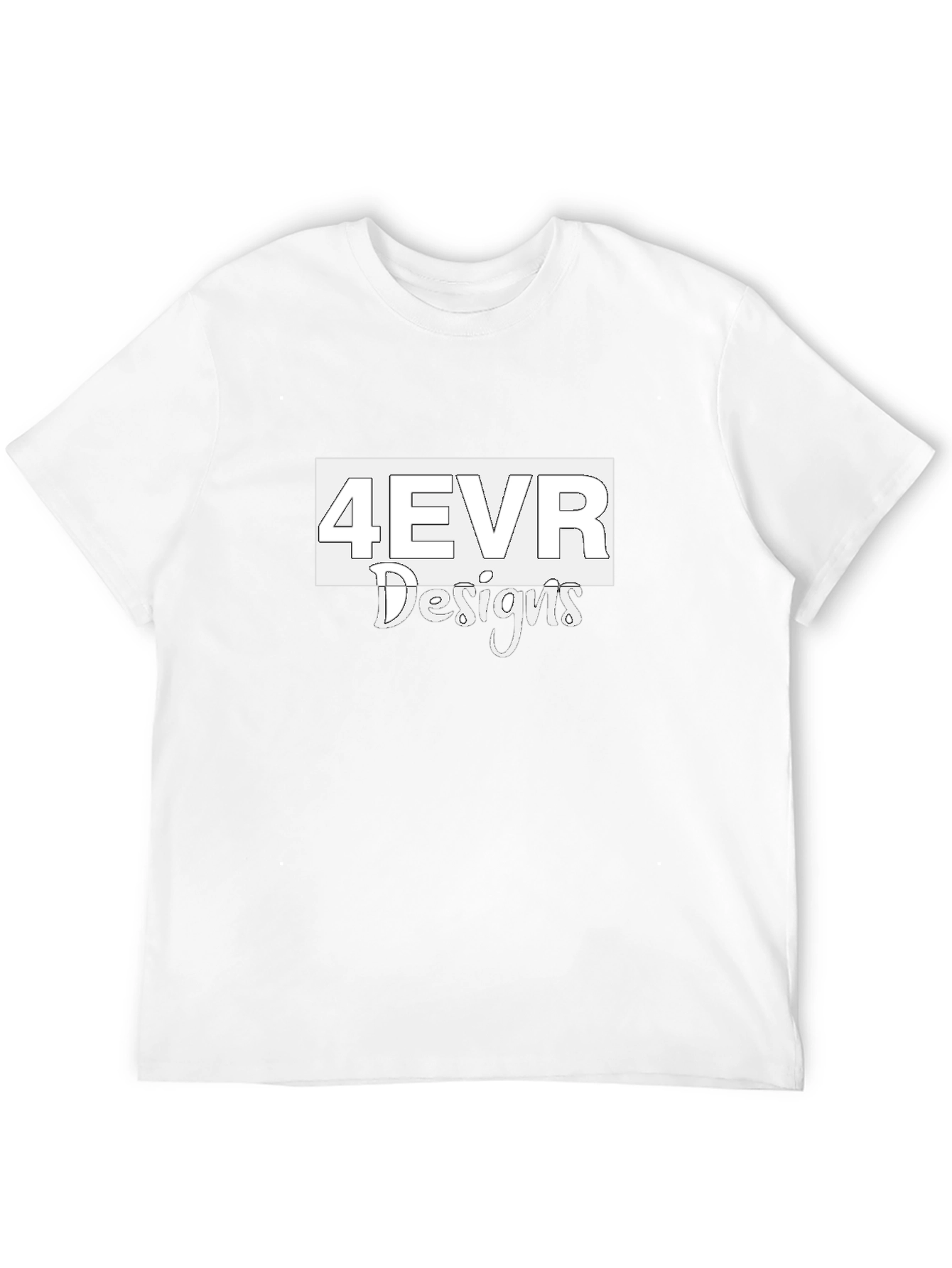 4EVR Designs Black Graphic Tee