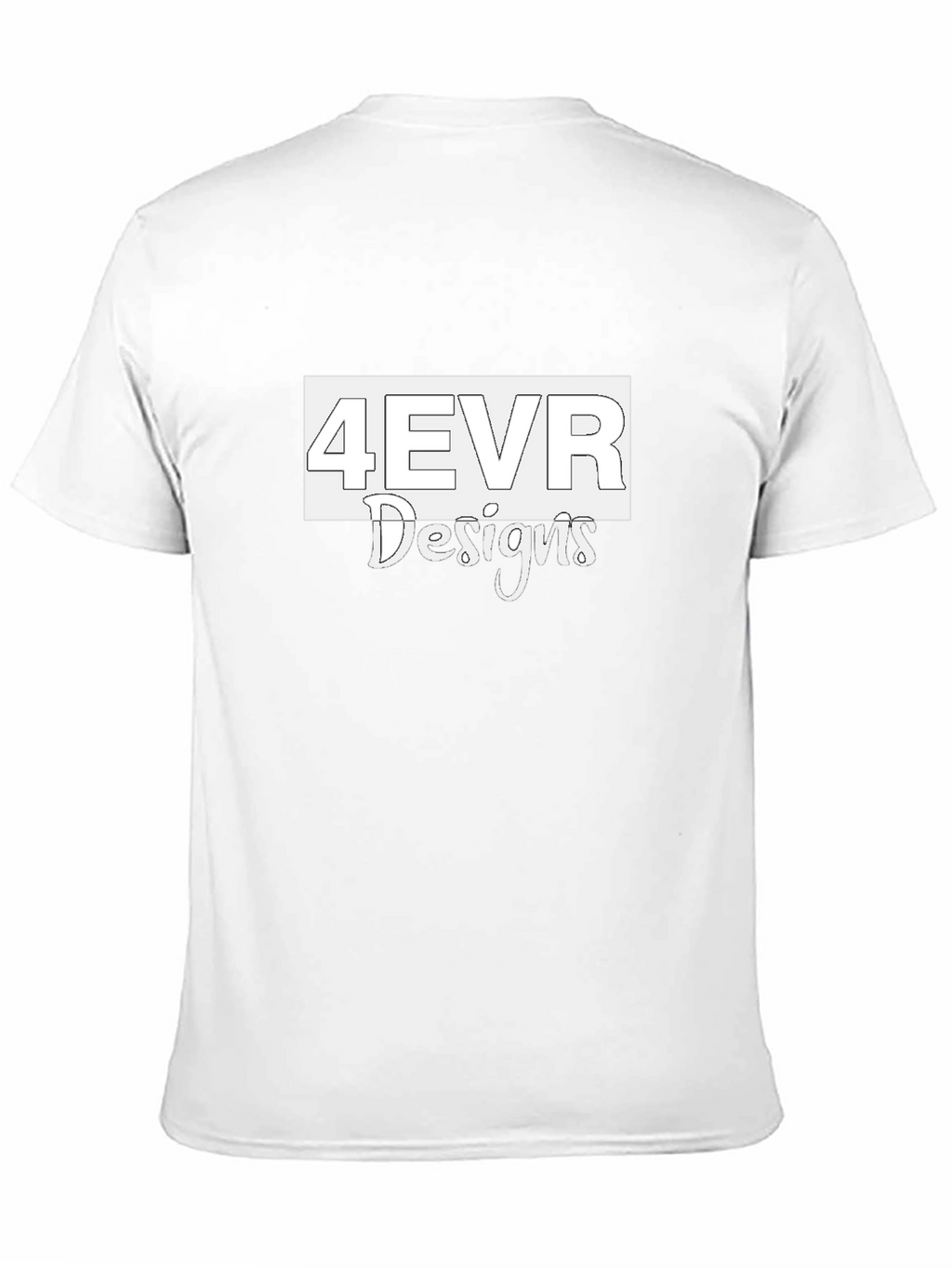 4EVR Designs Black Graphic Tee