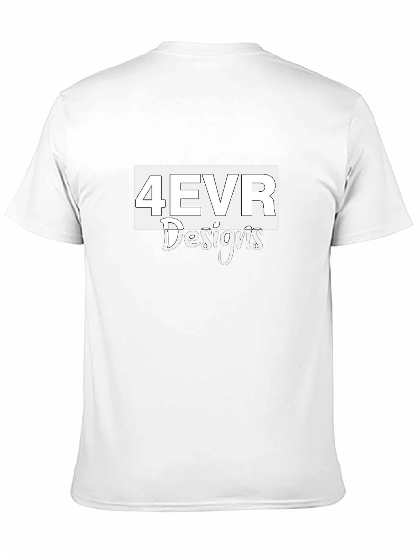 4EVR Designs Black Graphic Tee