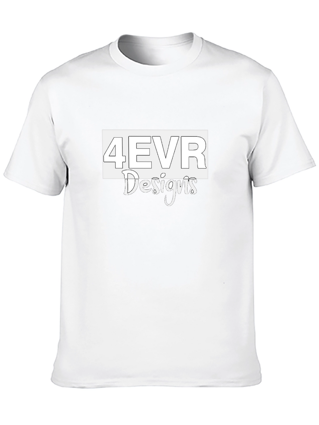 4EVR Designs Black Graphic Tee