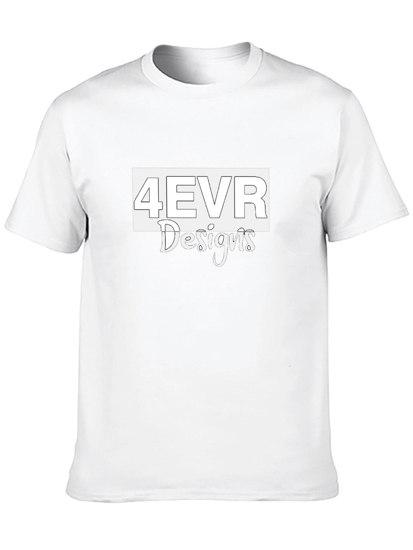 4EVR Designs Black Graphic Tee