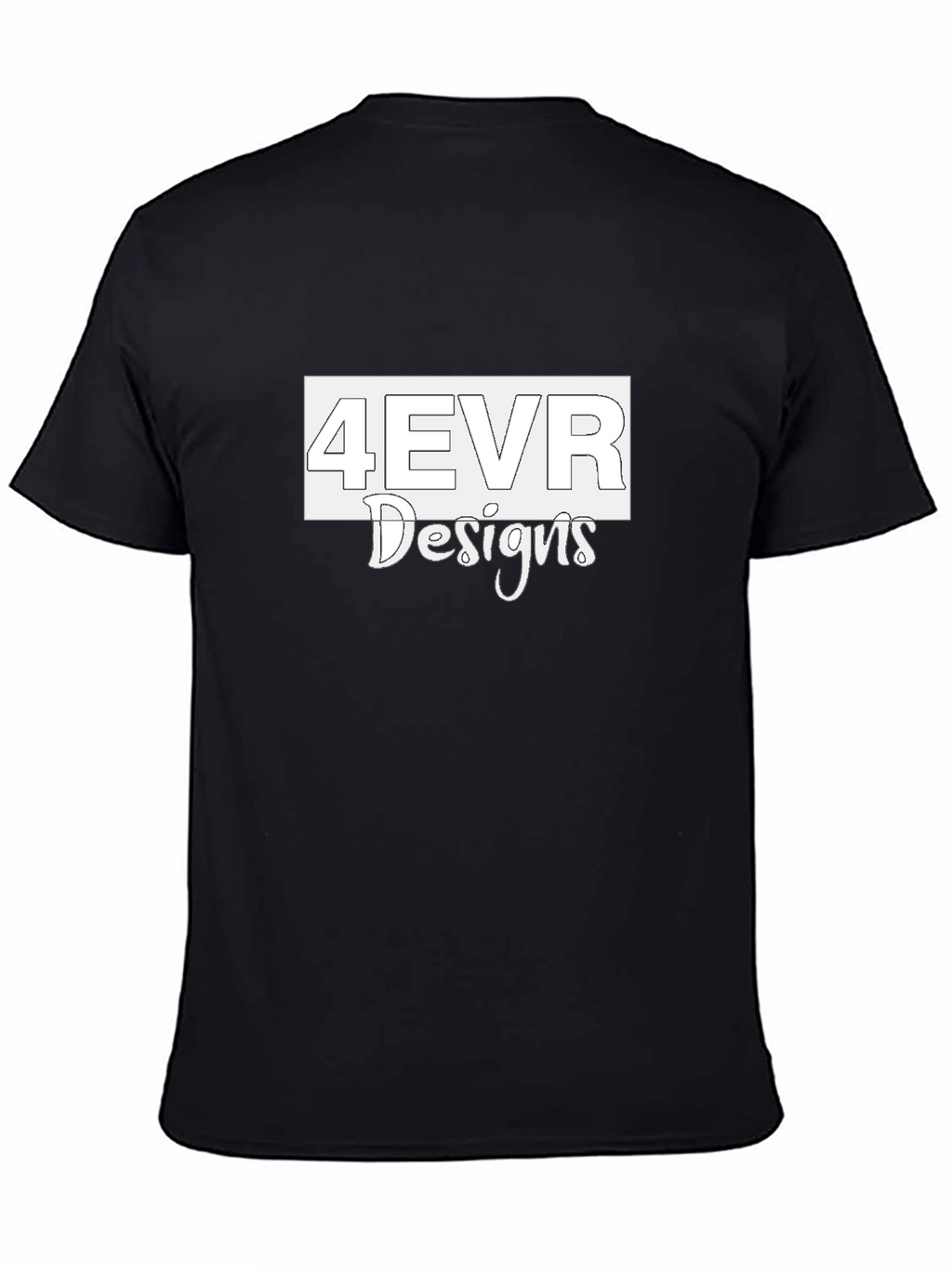 4EVR Designs Black Graphic Tee
