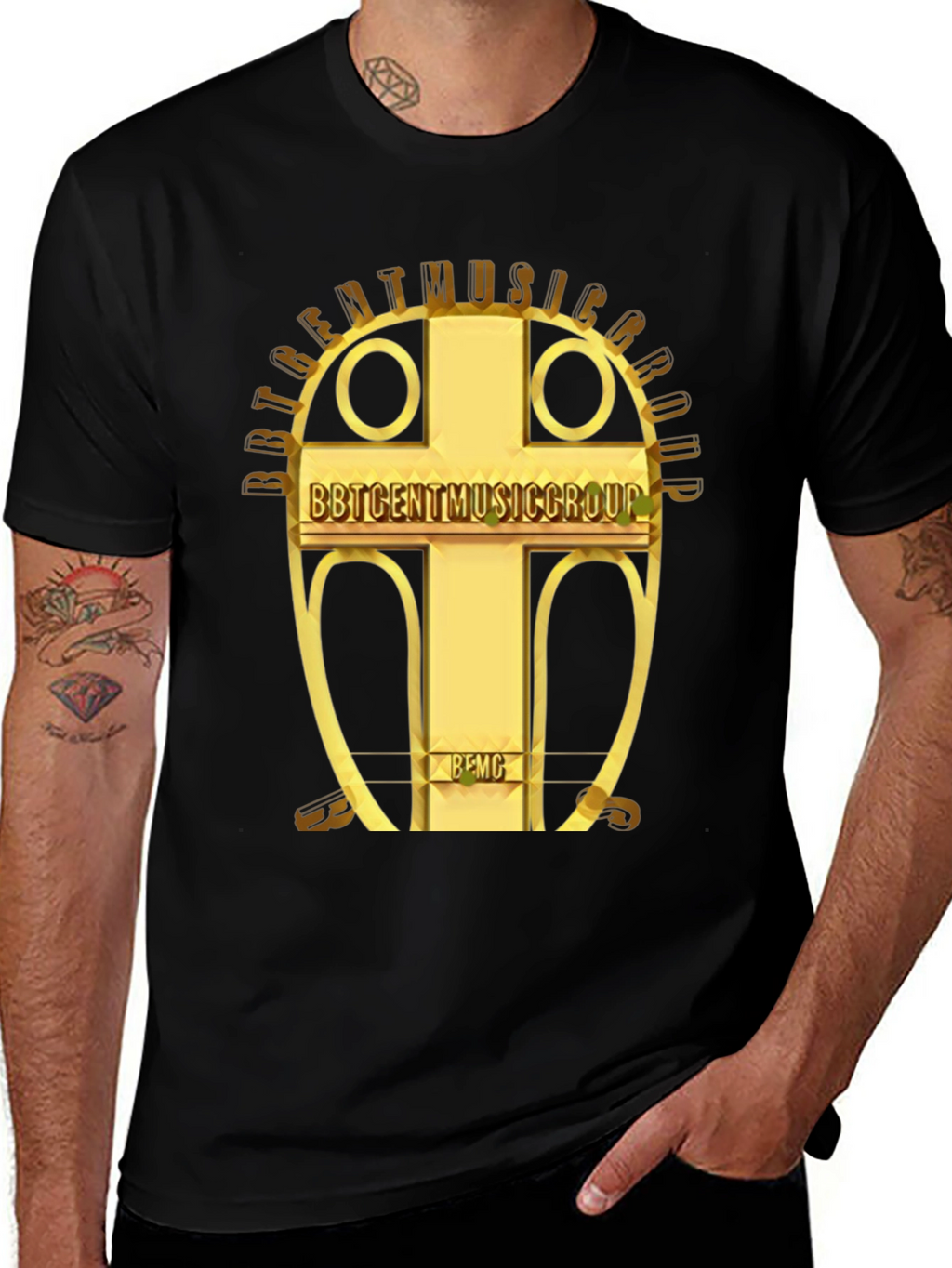 BBT CENT Music Group Black T-Shirt