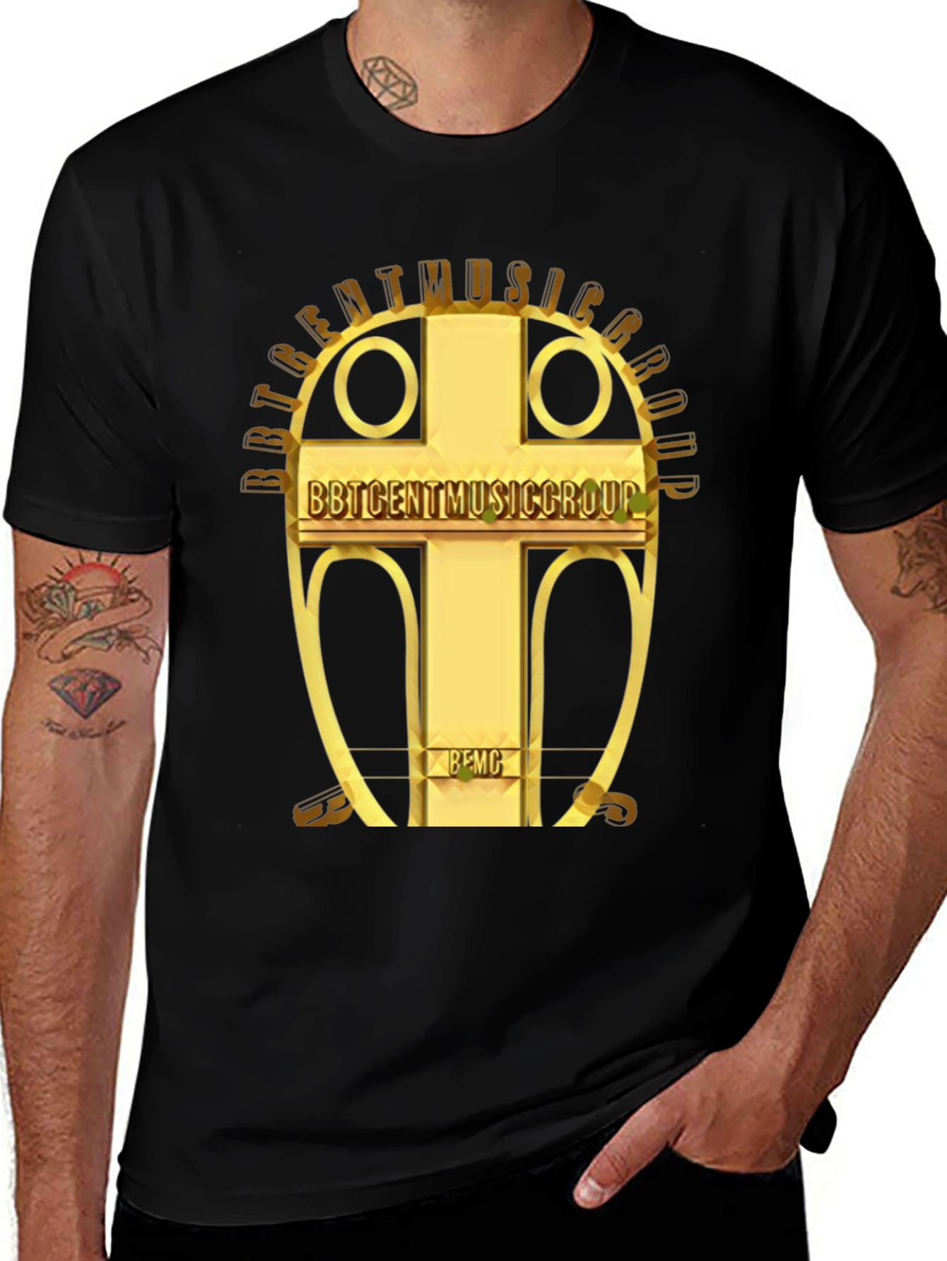 BBT CENT Music Group Black T-Shirt