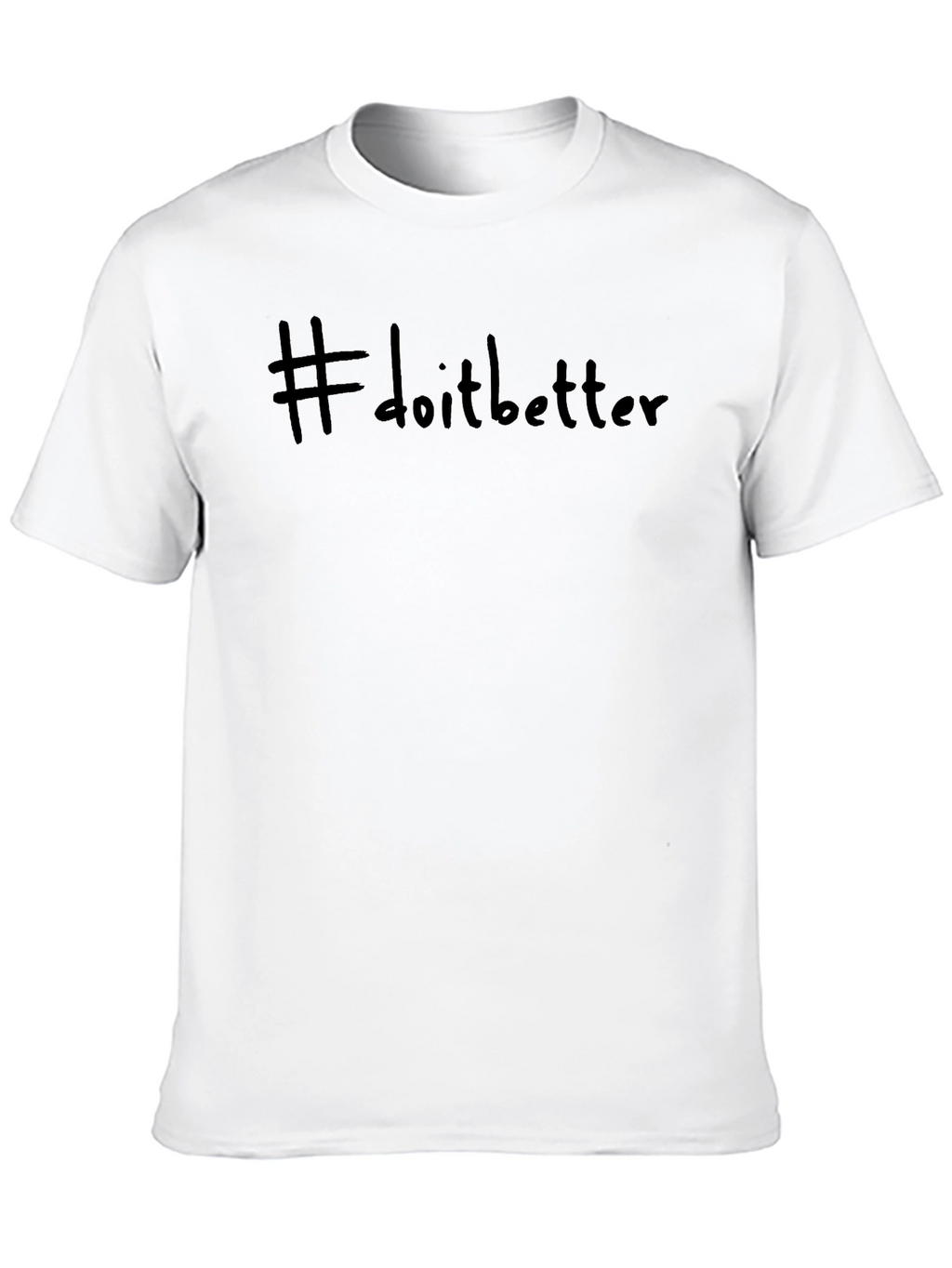 #doitbetter Black Casual Graphic Tee
