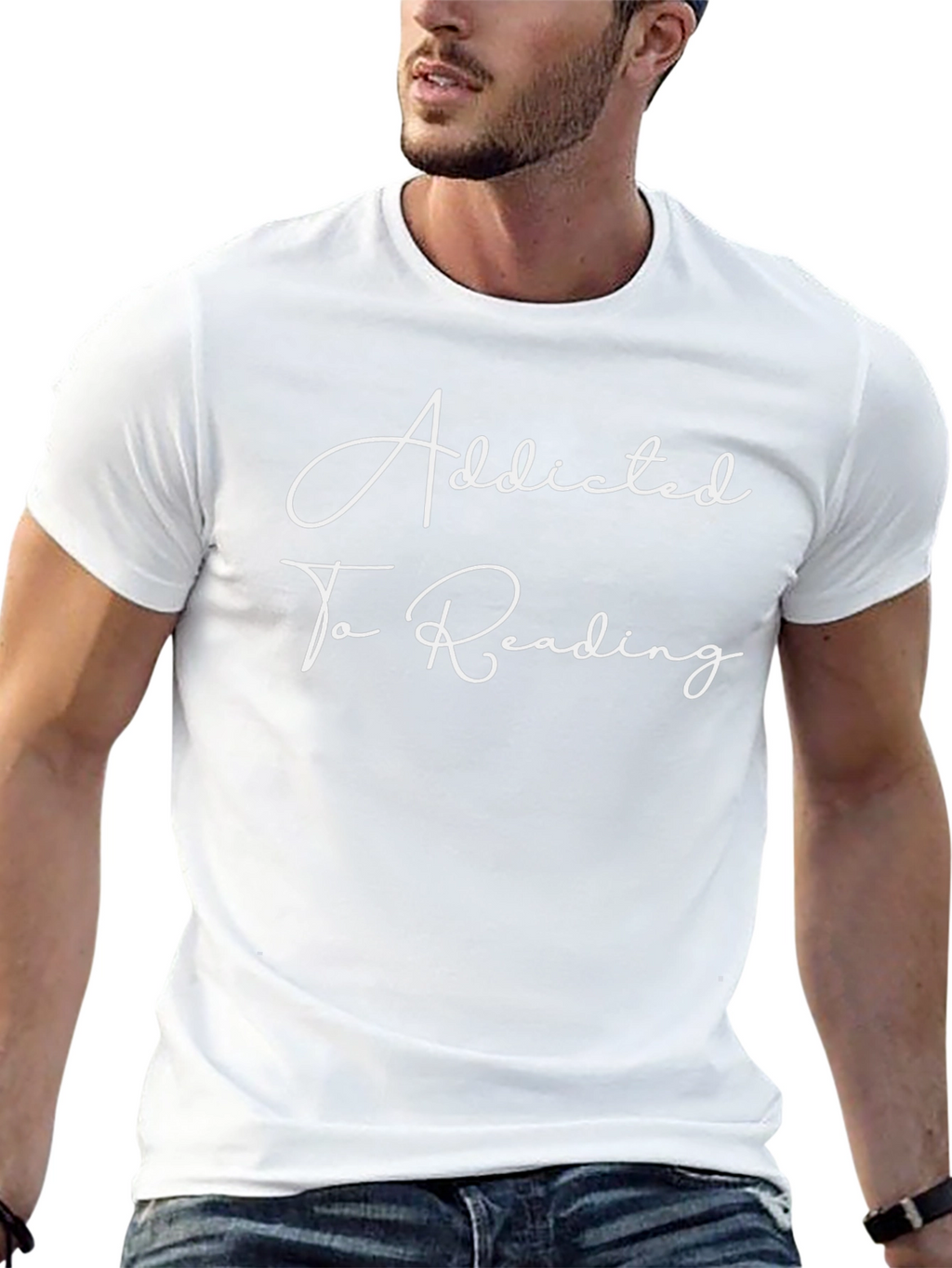 Addicted To Reading Black T-Shirt