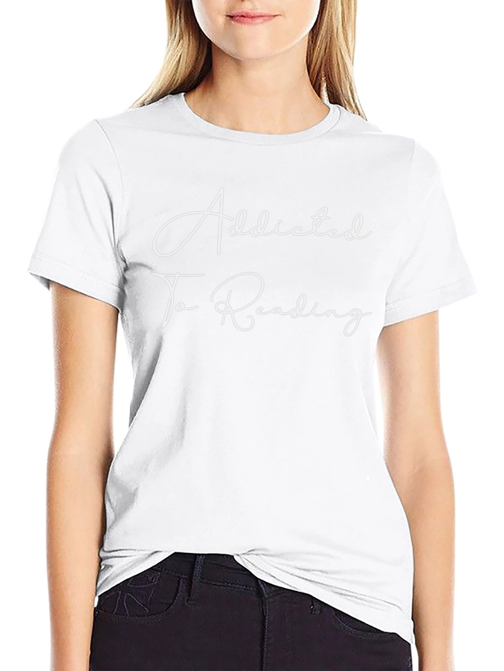 Addicted To Reading Black T-Shirt