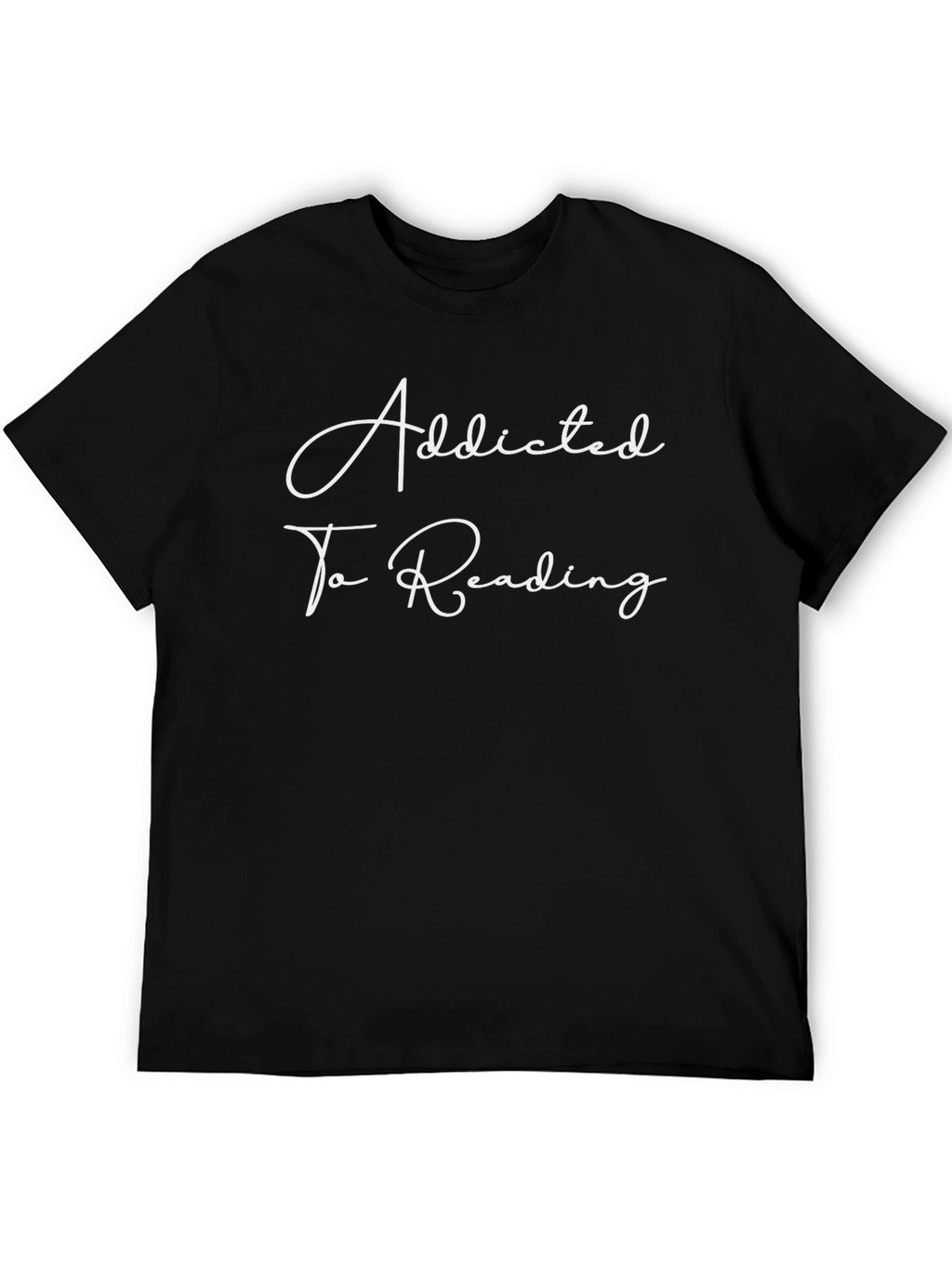 Addicted To Reading Black T-Shirt