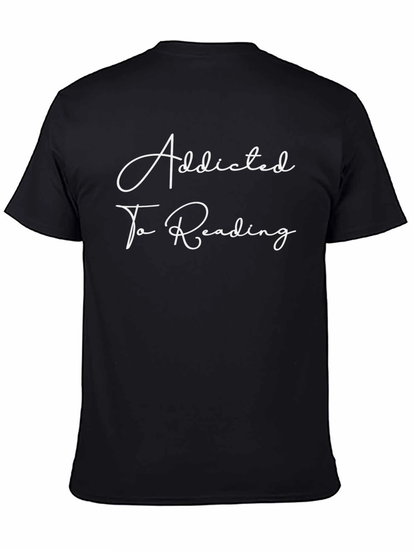 Addicted To Reading Black T-Shirt