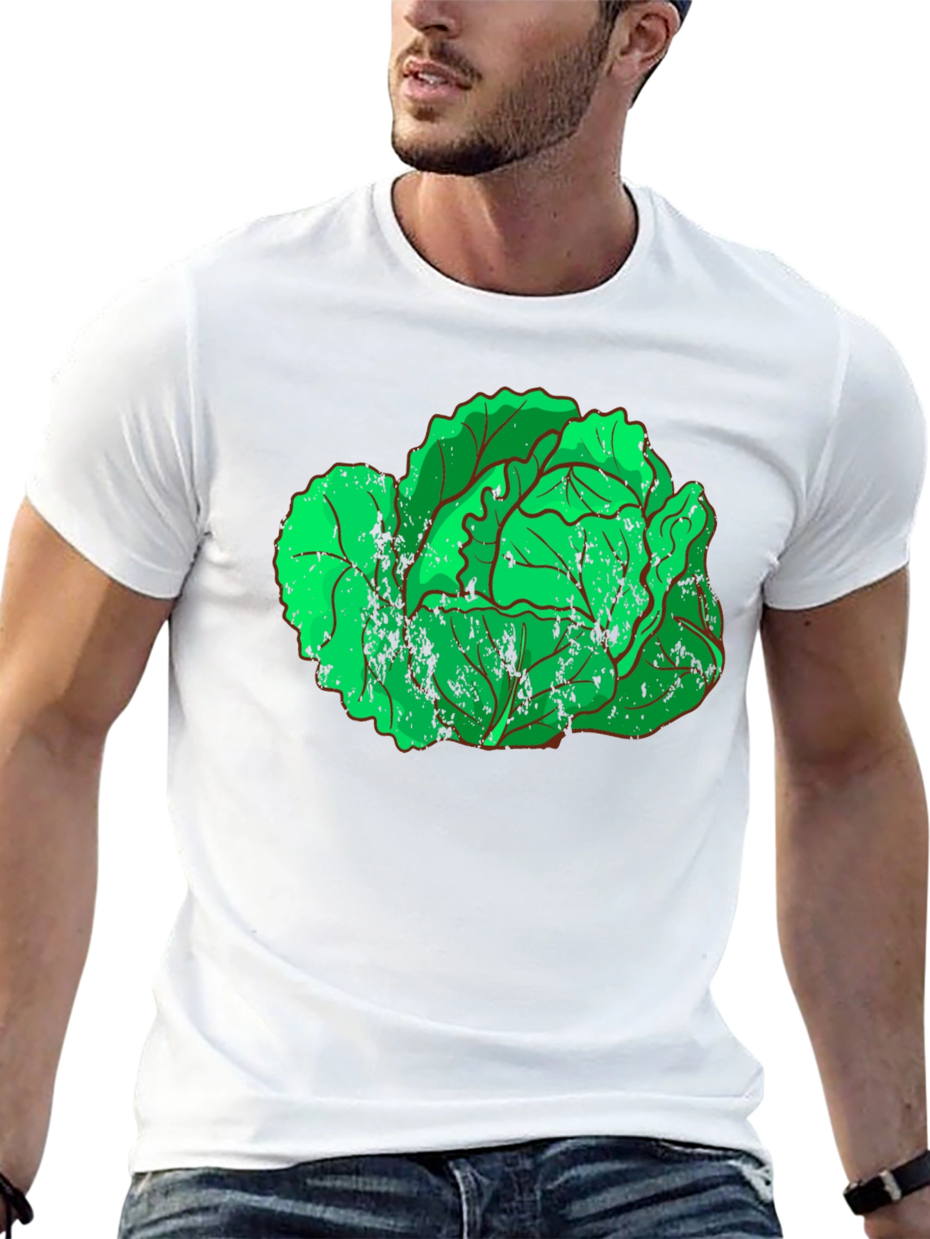Cabbage Graphic Tee - Fresh Style