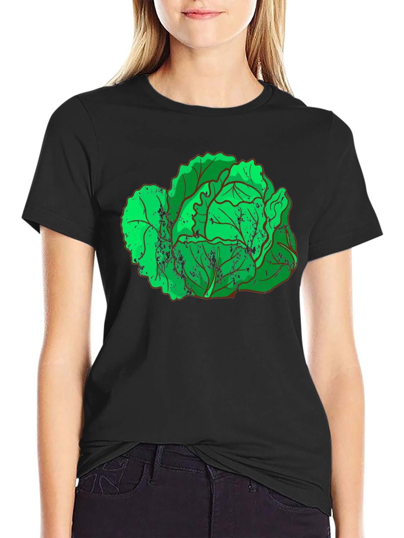Cabbage Graphic Tee - Fresh Style