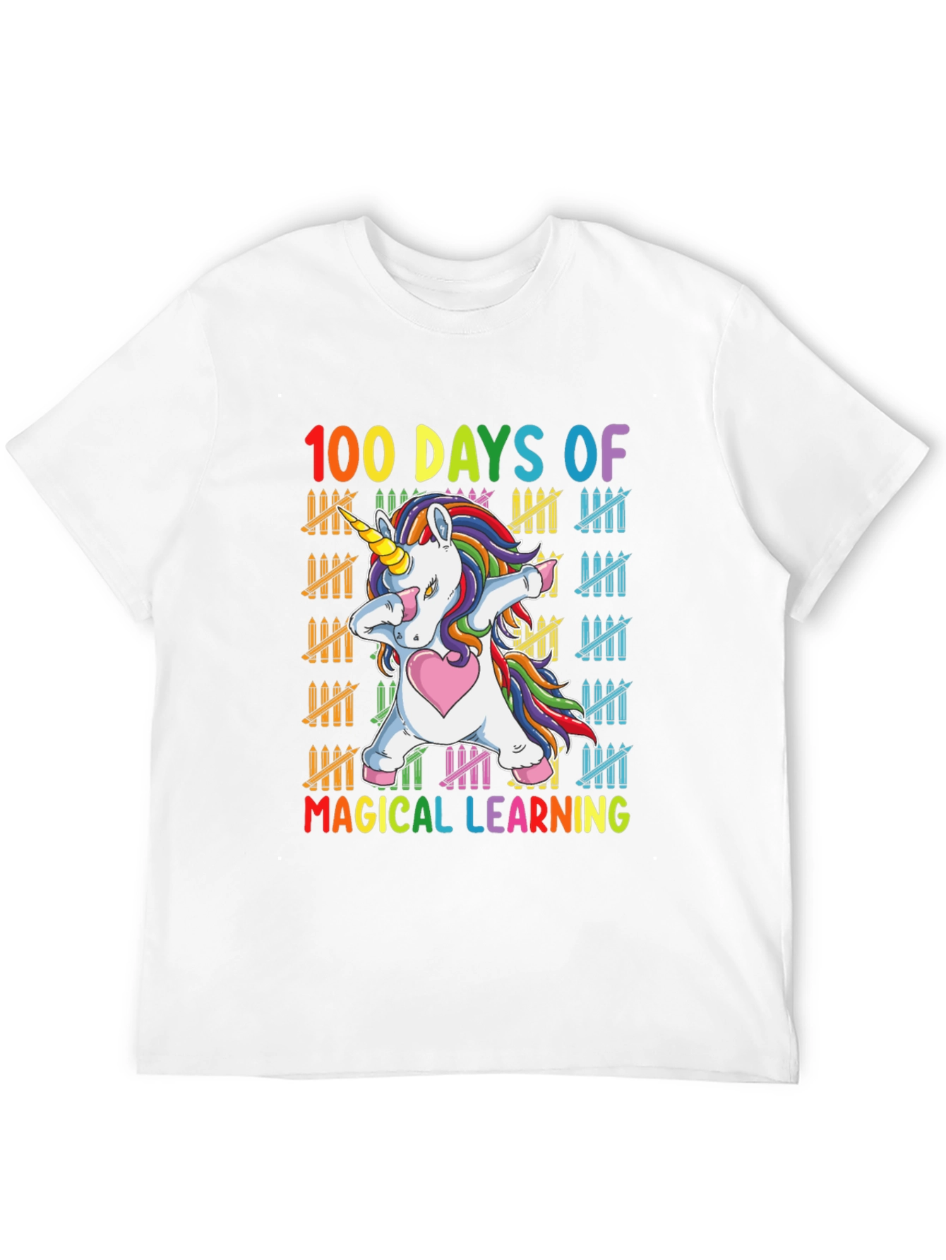 100 Days of Magical Learning Unicorn T-Shirt
