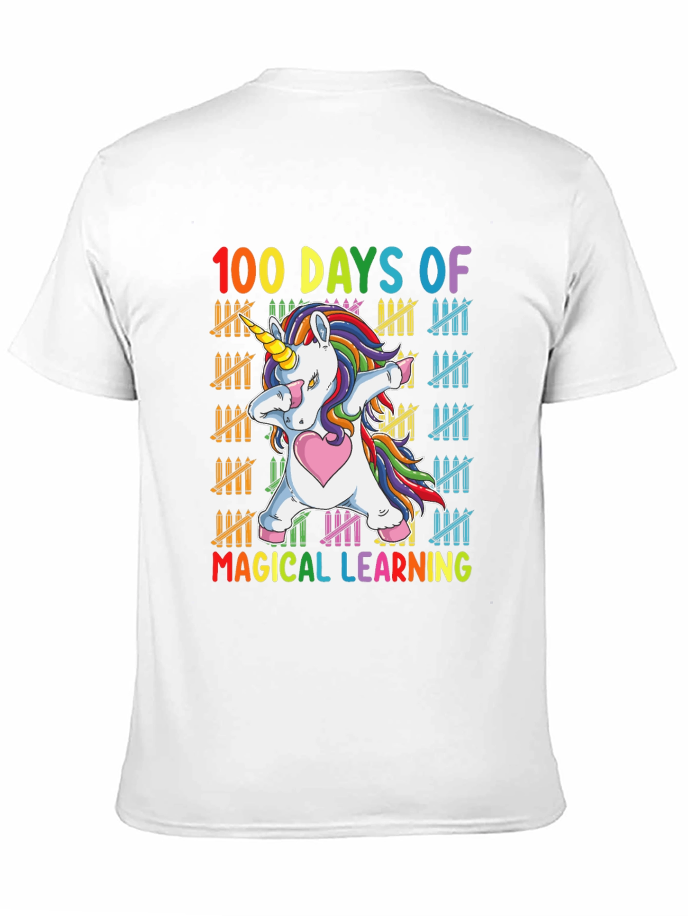 100 Days of Magical Learning Unicorn T-Shirt
