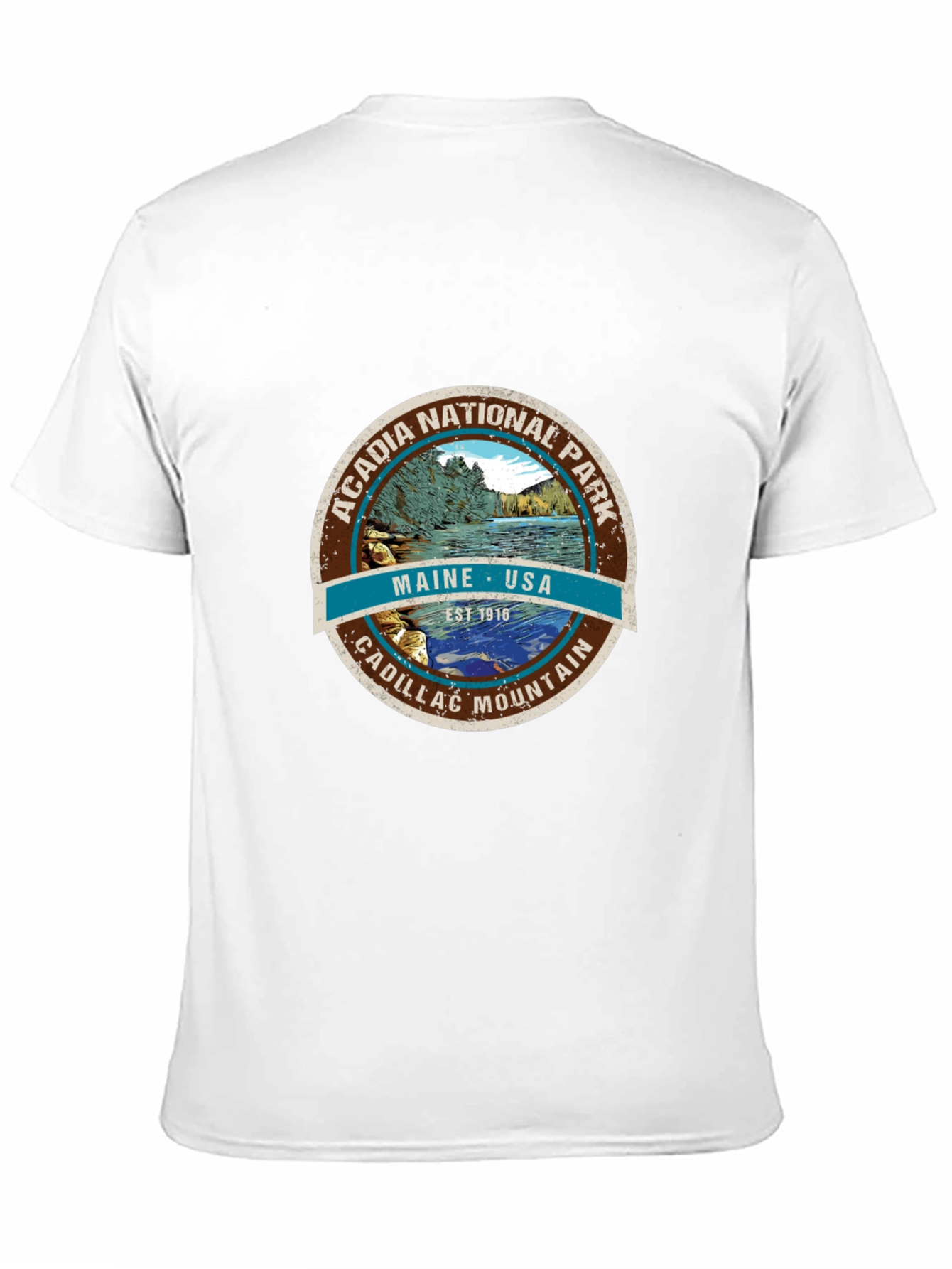 Acadia National Park Tee - Maine USA Cadillac Mountain