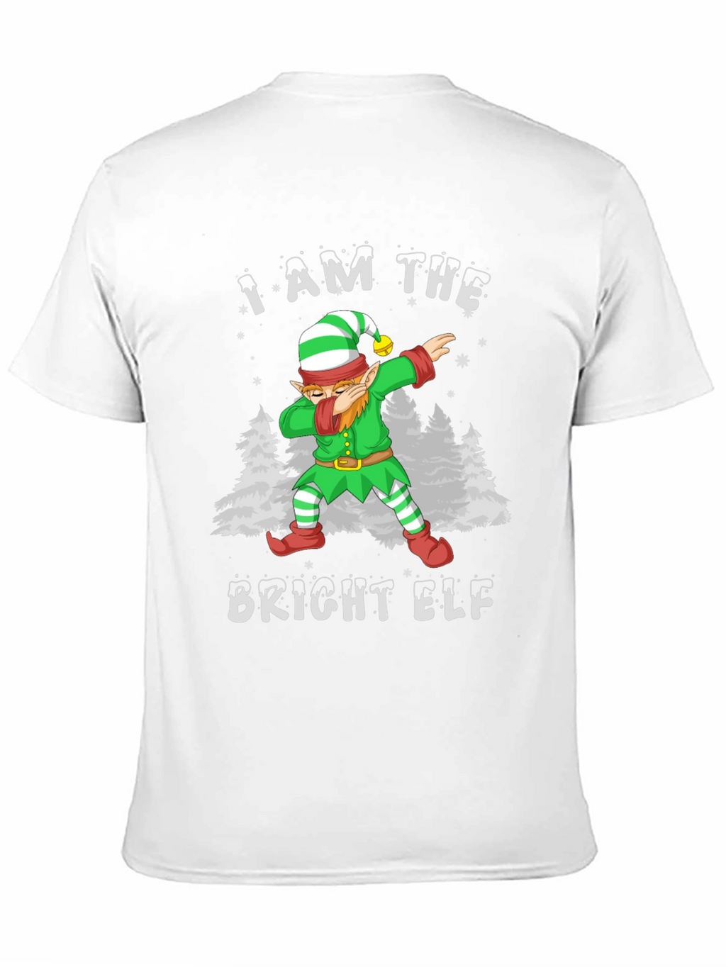 Bright Elf Dabbing Christmas T-Shirt