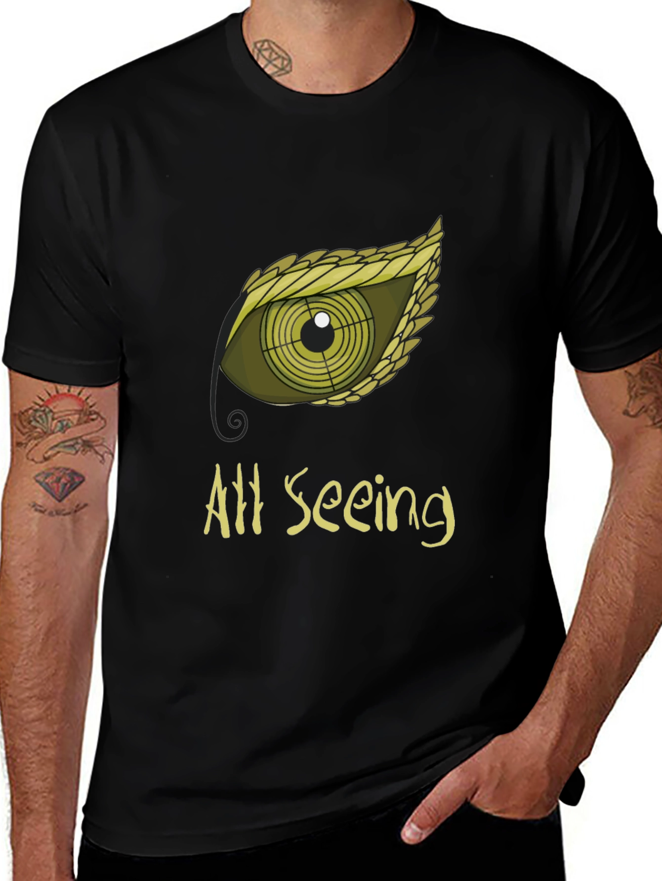 All Seeing Eye Graphic Tee - Unique Design