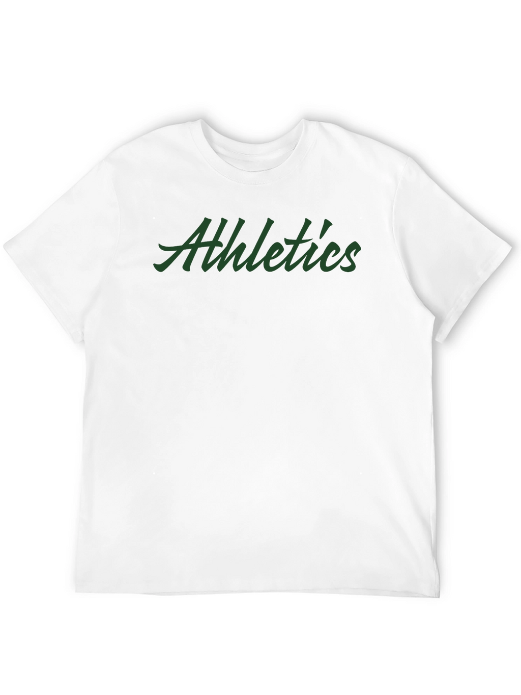 Athletics Script Black T-Shirt