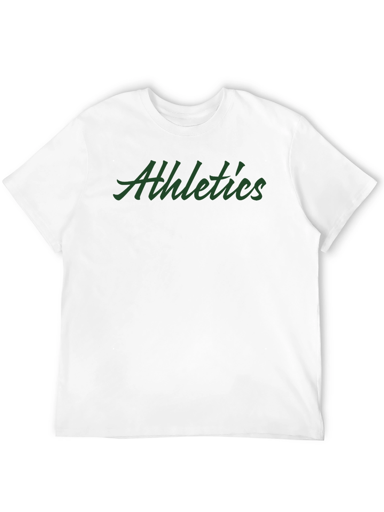 Athletics Script Black T-Shirt