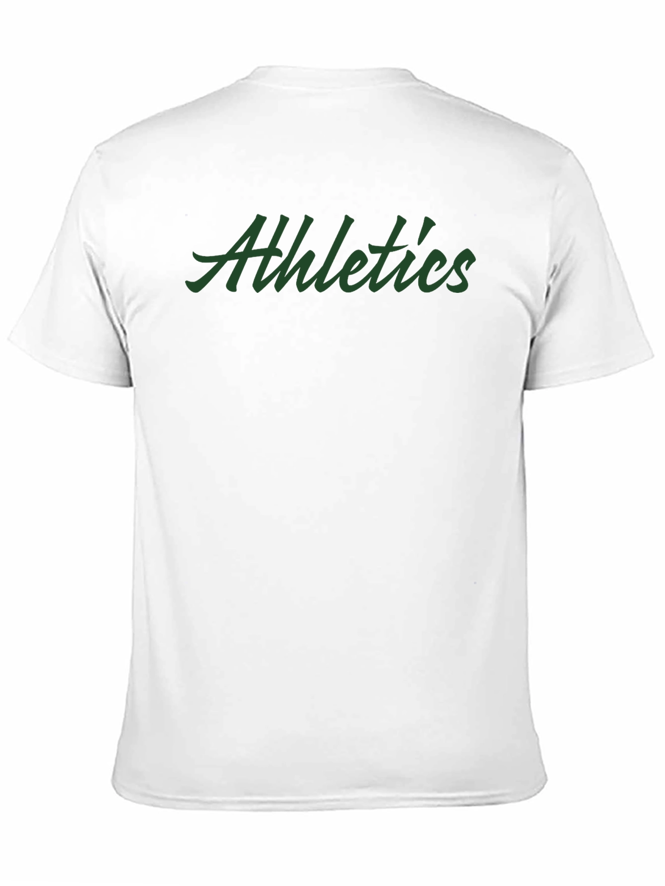 Athletics Script Black T-Shirt