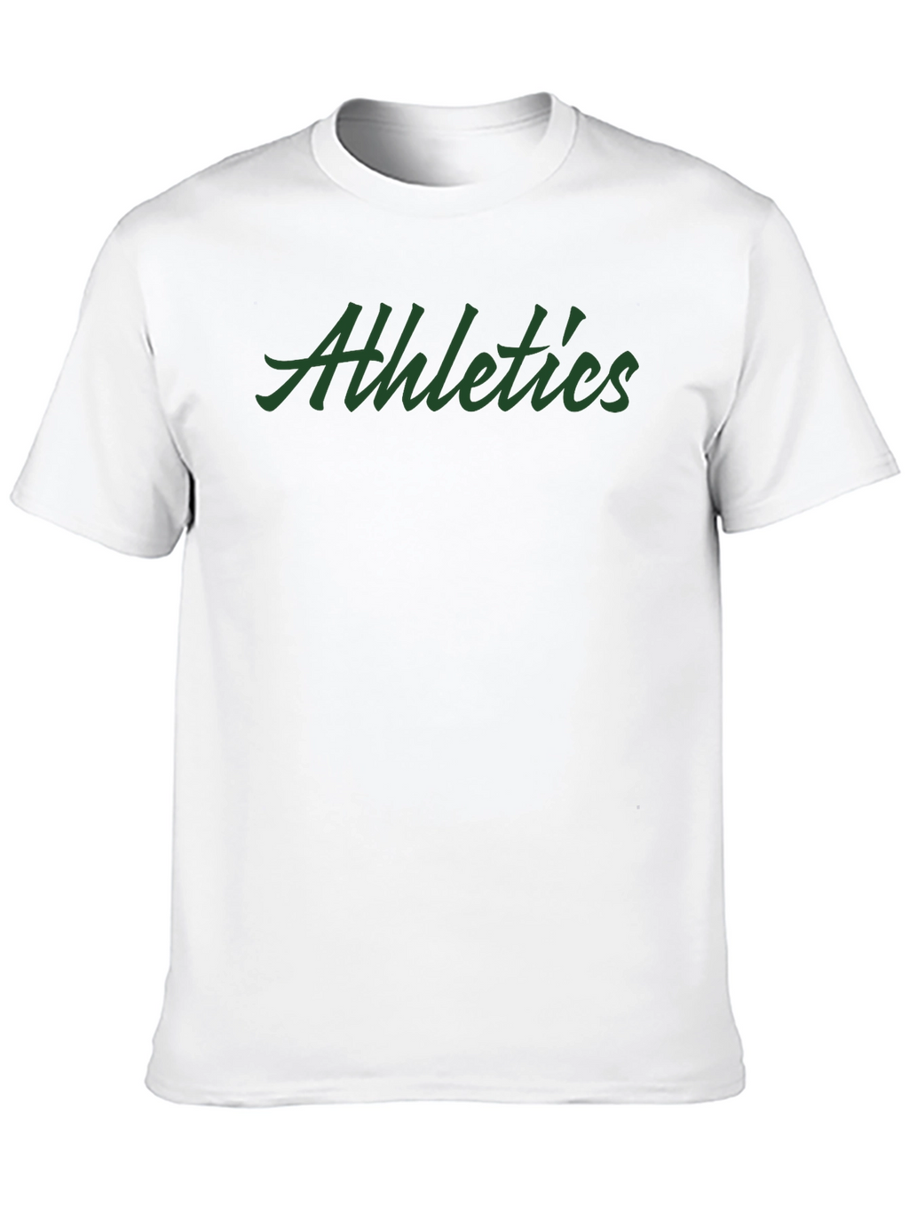 Athletics Script Black T-Shirt