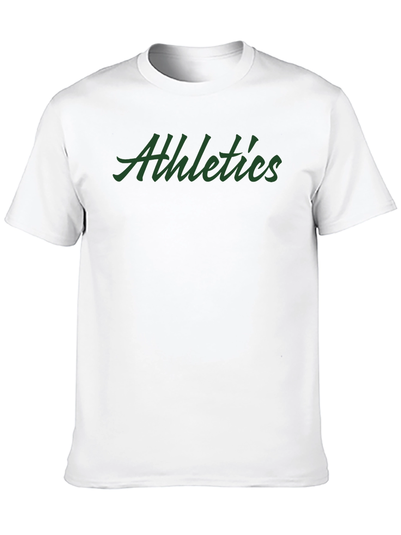 Athletics Script Black T-Shirt