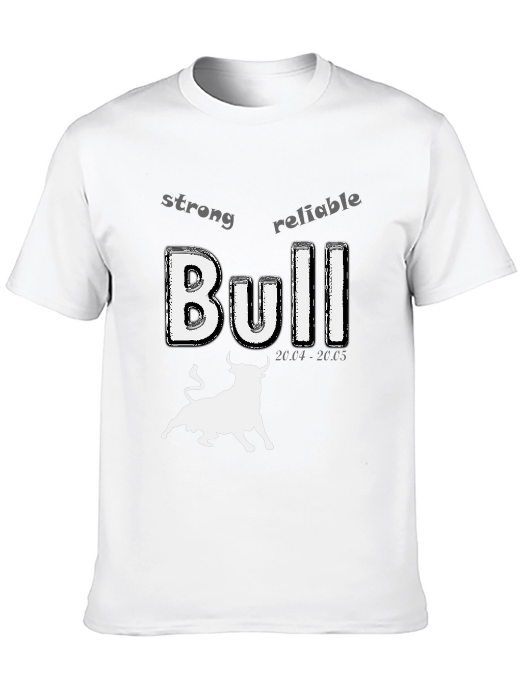 Bull Zodiac T-Shirt - Strong Reliable Design
