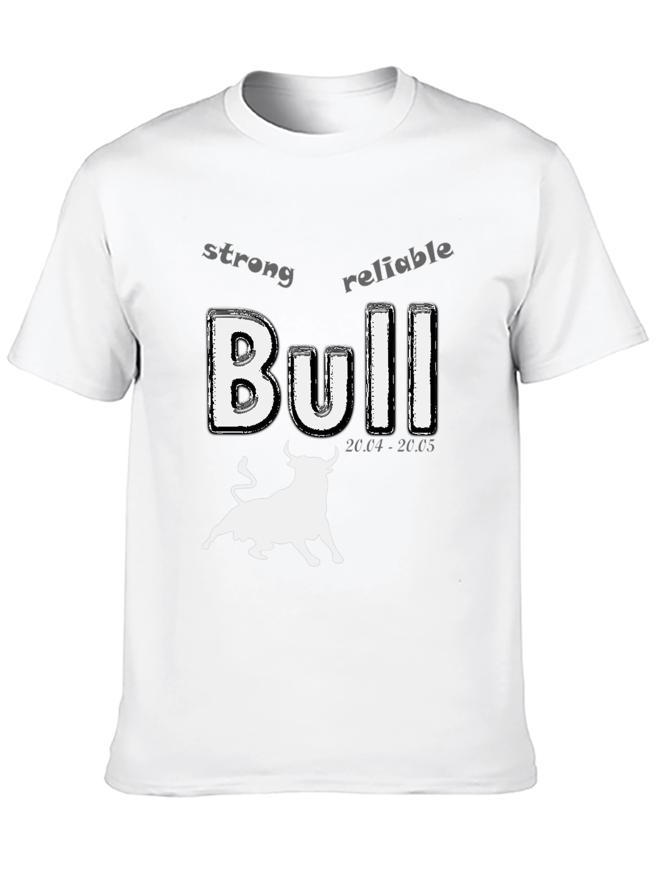 Bull Zodiac T-Shirt - Strong Reliable Design