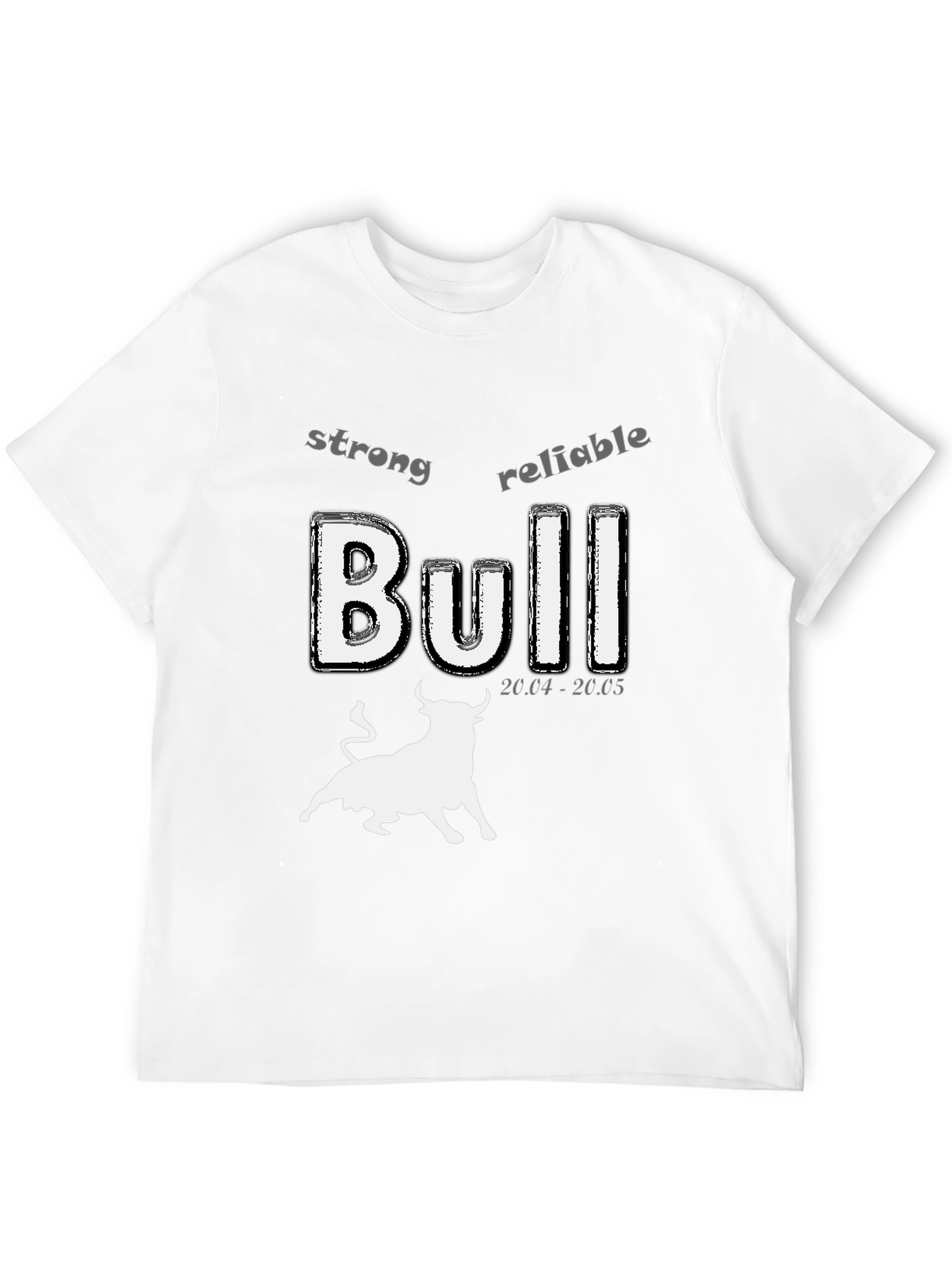 Bull Zodiac T-Shirt - Strong Reliable Design
