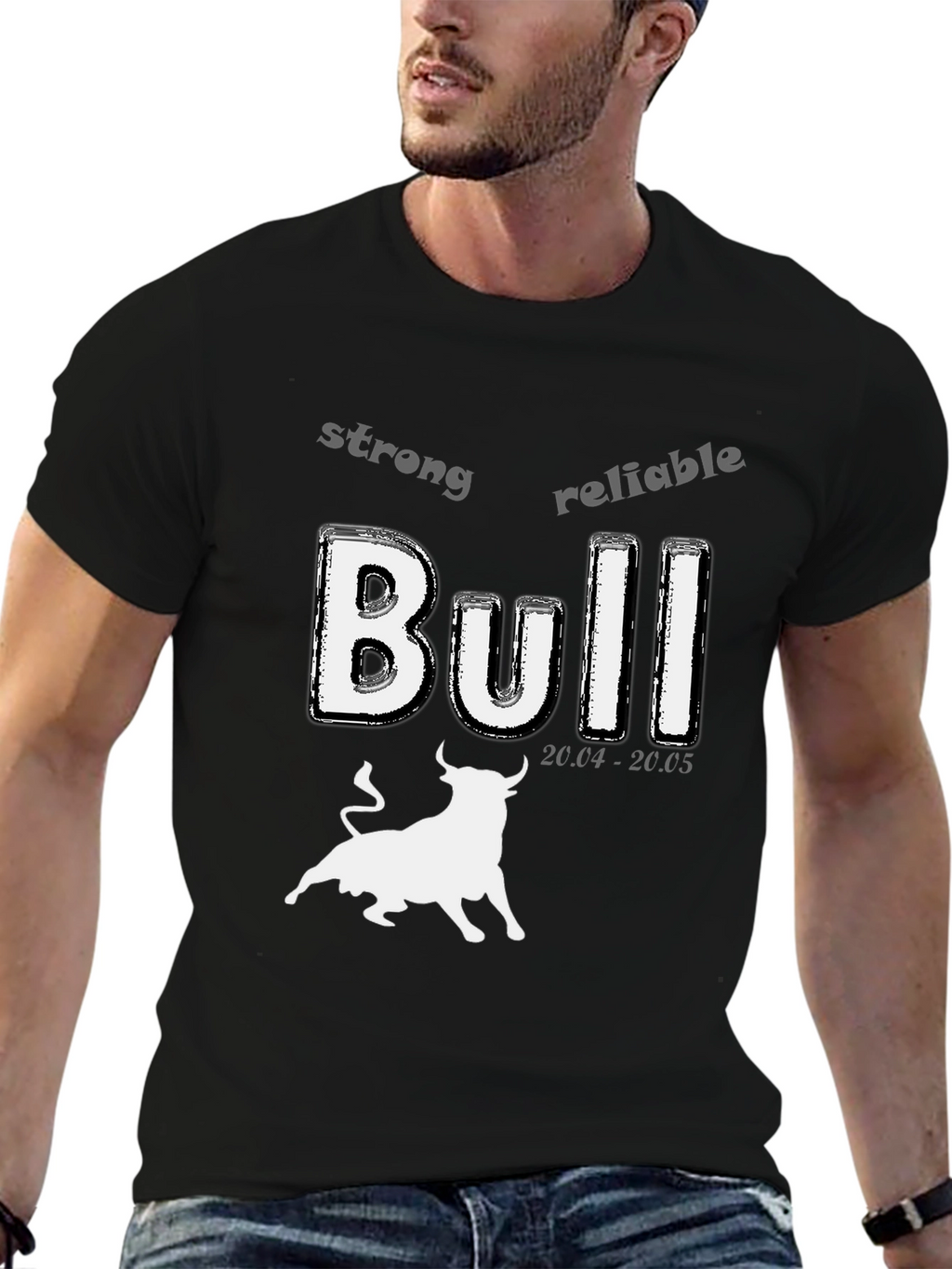 Bull Zodiac T-Shirt - Strong Reliable Design
