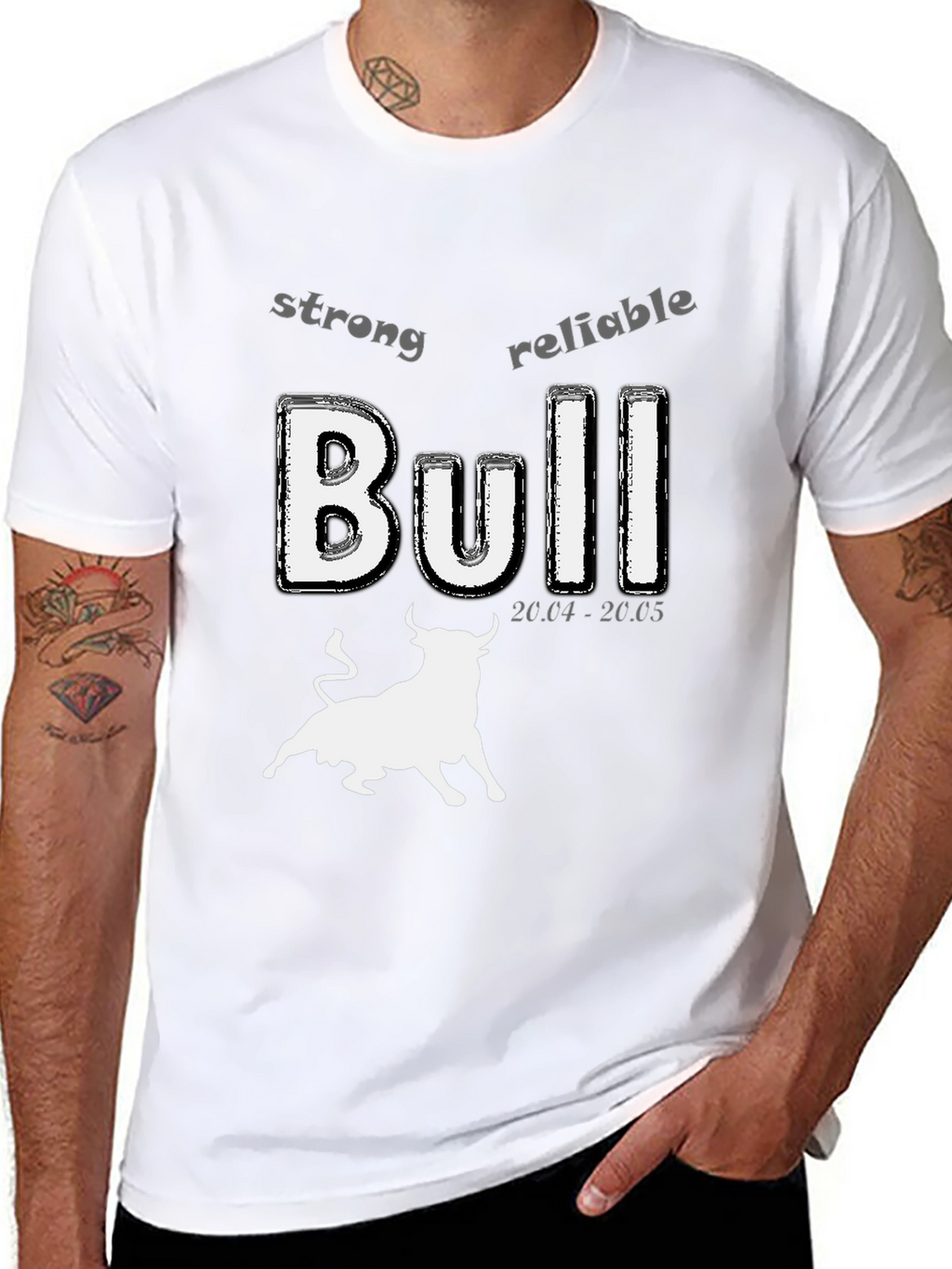Bull Zodiac T-Shirt - Strong Reliable Design