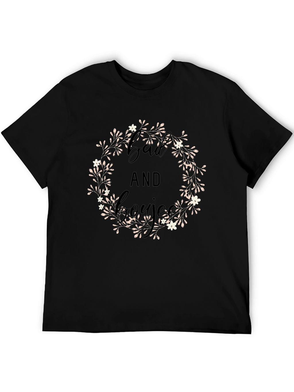 Bad and Boujee Black Graphic Tee