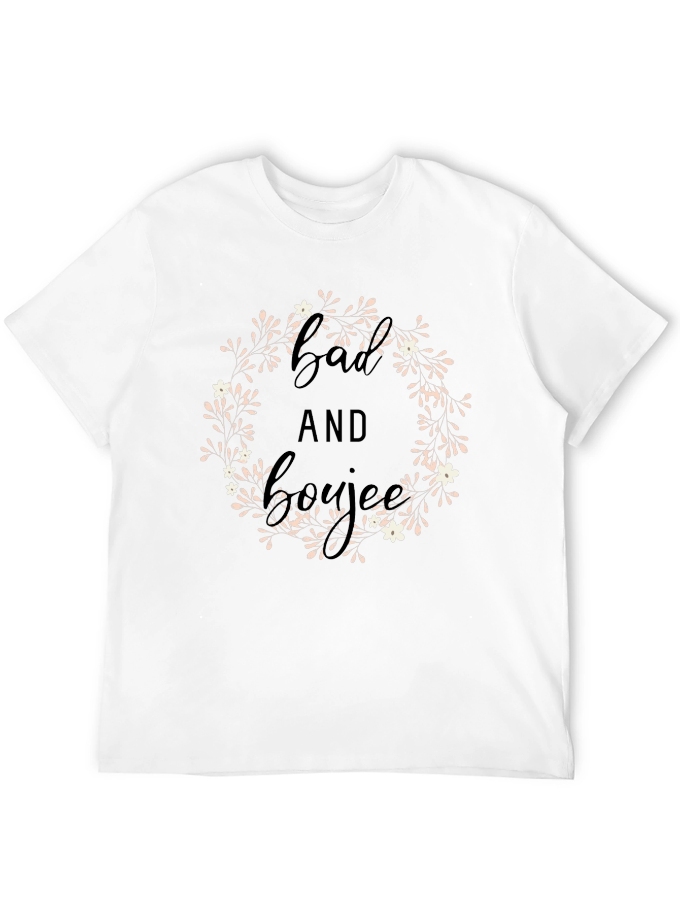 Bad and Boujee Black Graphic Tee