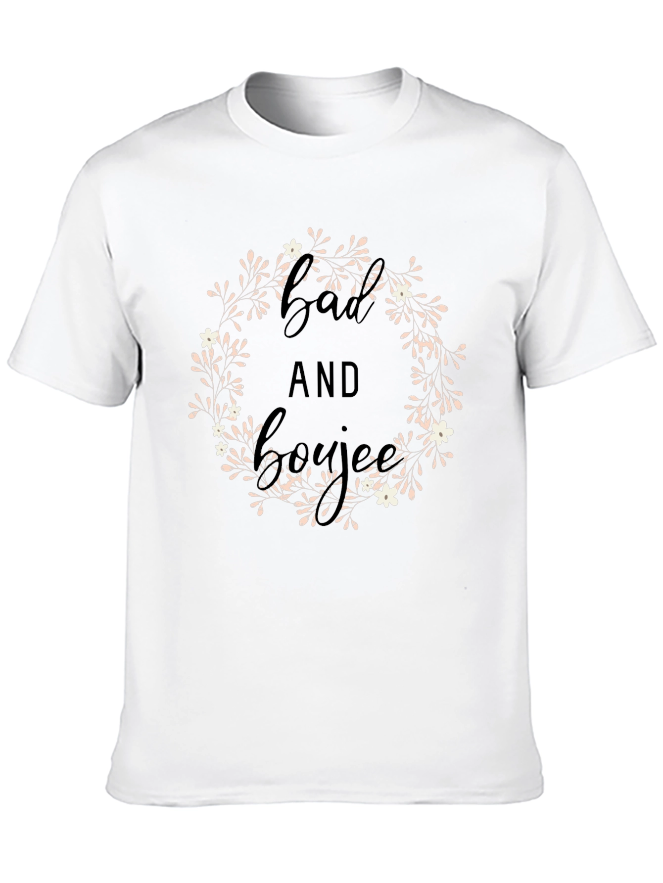 Bad and Boujee Black Graphic Tee