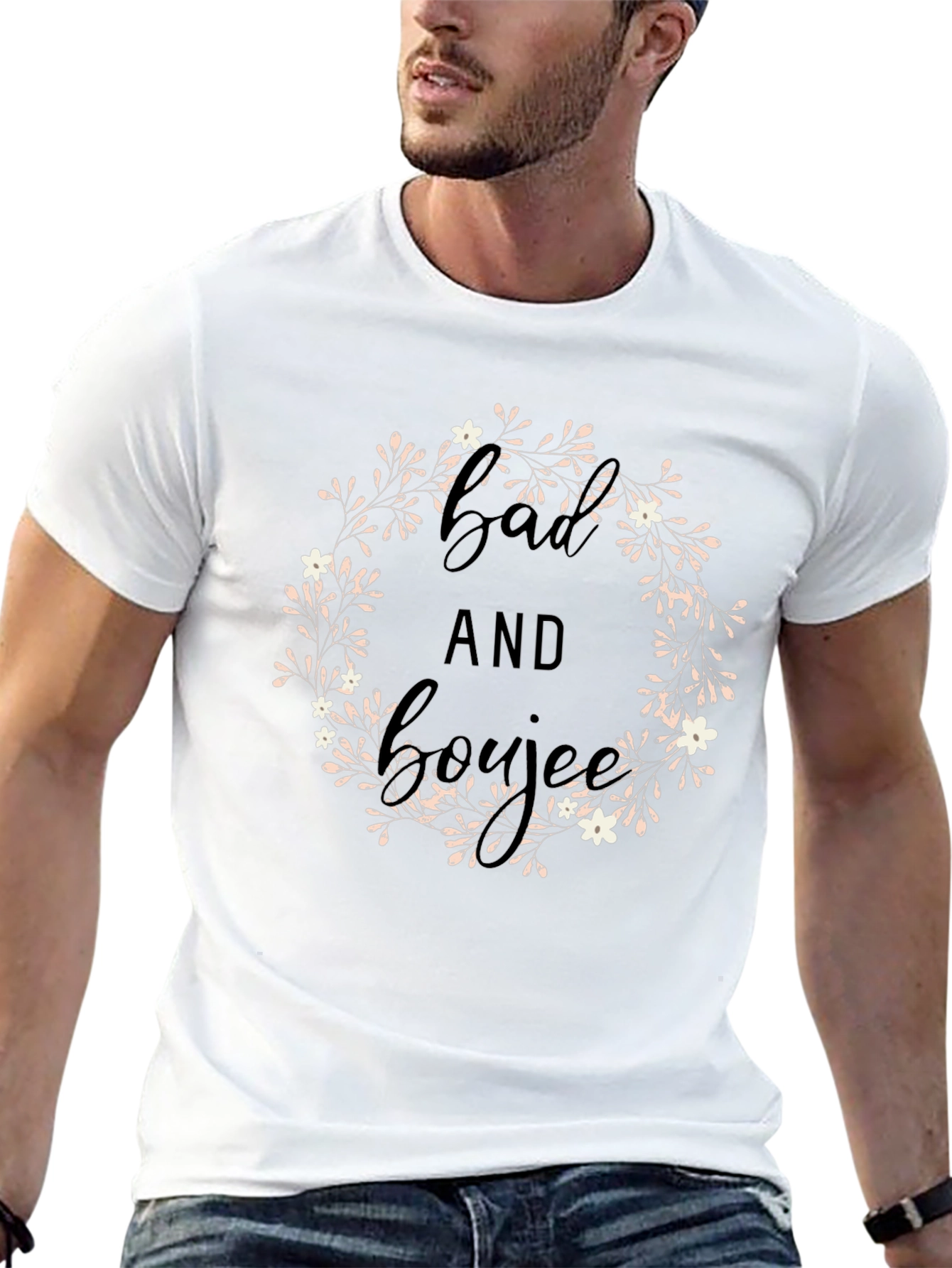 Bad and Boujee Black Graphic Tee
