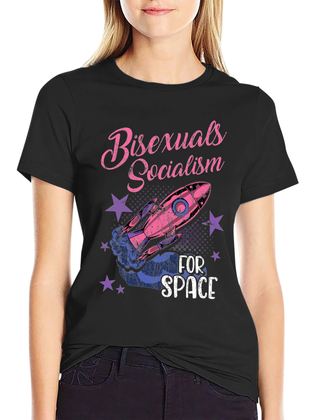 Bisexuals Socialism For Space Graphic Tee
