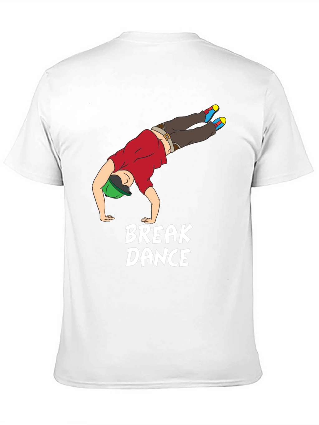 Breakdance Graphic Tee - Black Cotton T-Shirt