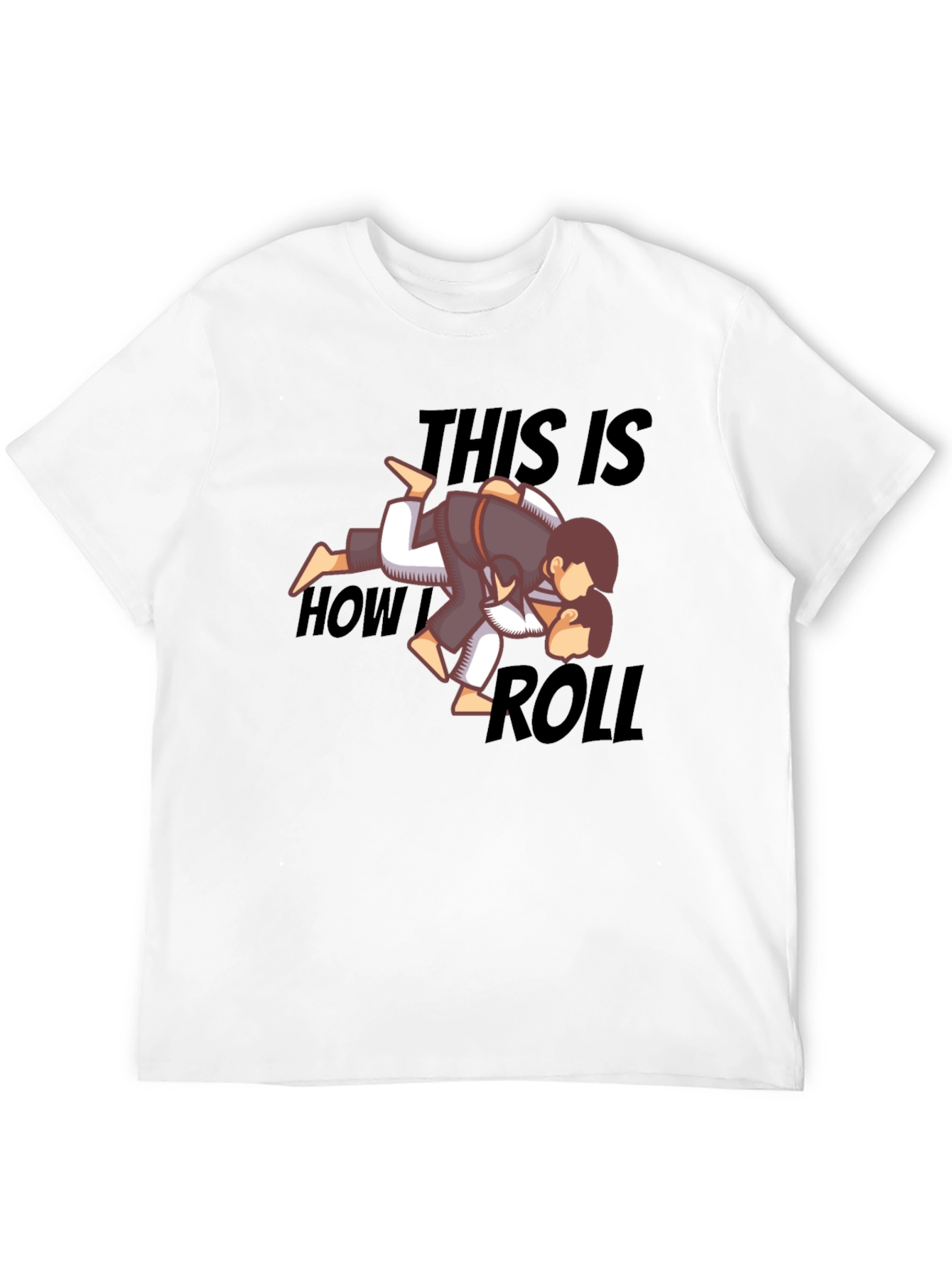 BJJ This Is How We Roll Graphic T-Shirt
