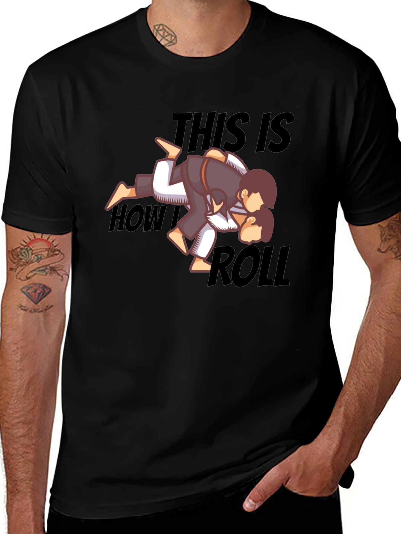 BJJ This Is How We Roll Graphic T-Shirt